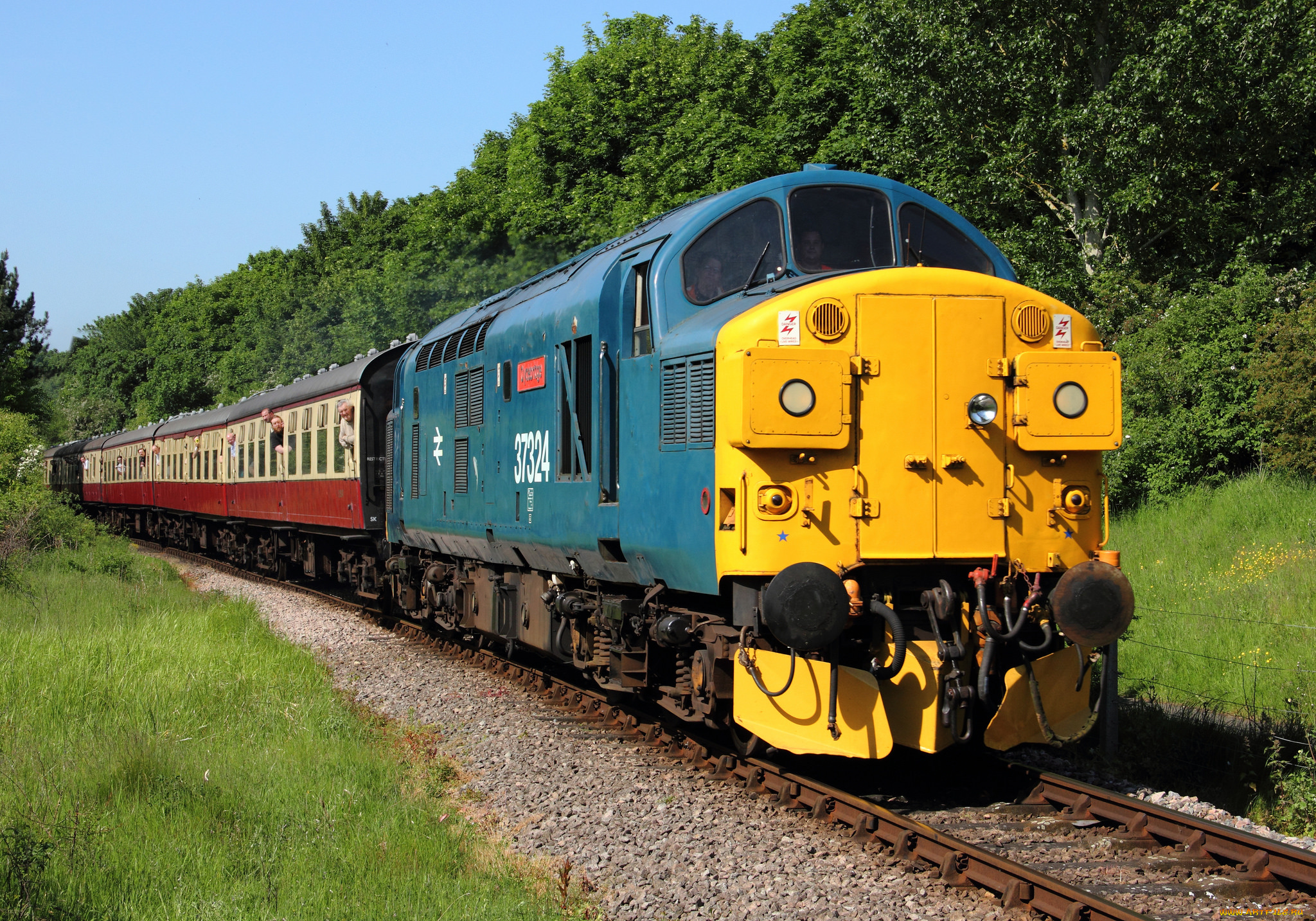 техника, поезда, железная, дорога, локомотив, состав