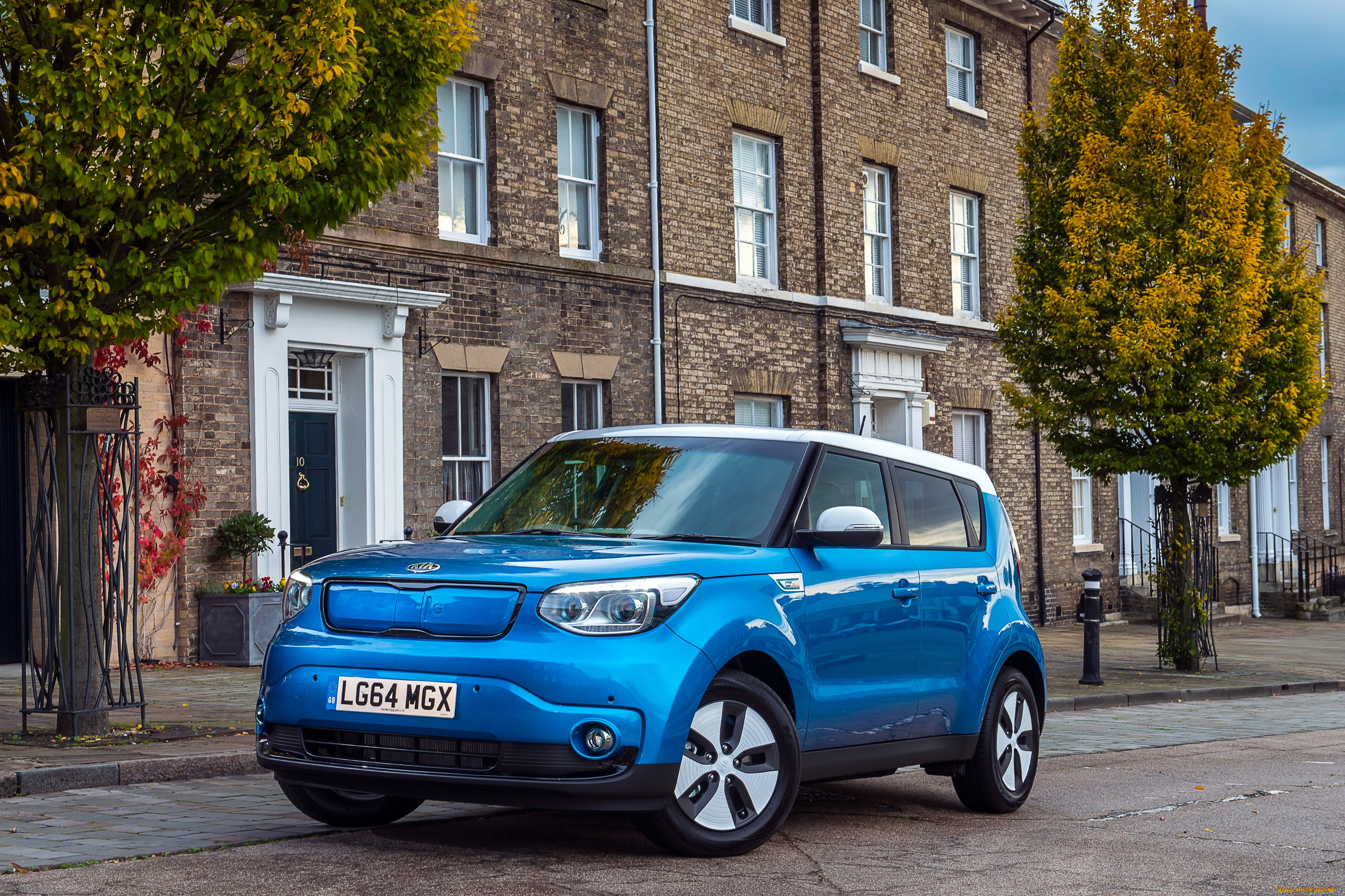 автомобили, kia, синий, 2014г, uk-spec, ev, soul