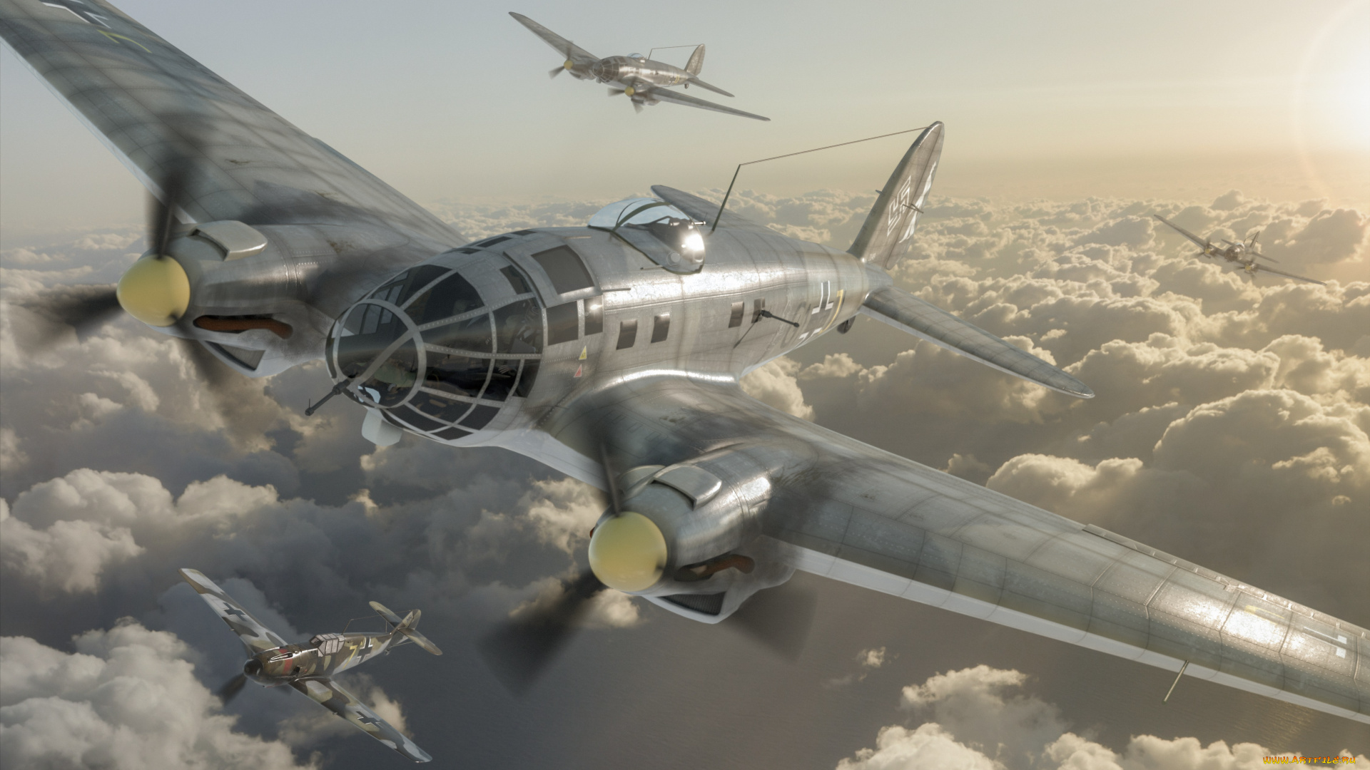 3д, графика, армия, , military, самолет, полет