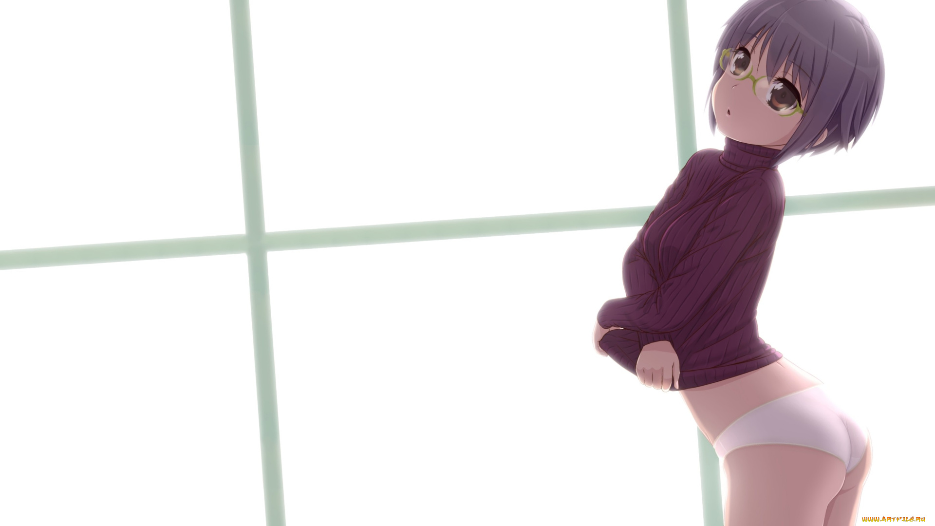 аниме, the, melancholy, of, haruhi, suzumiya, фон, взгляд, девушка