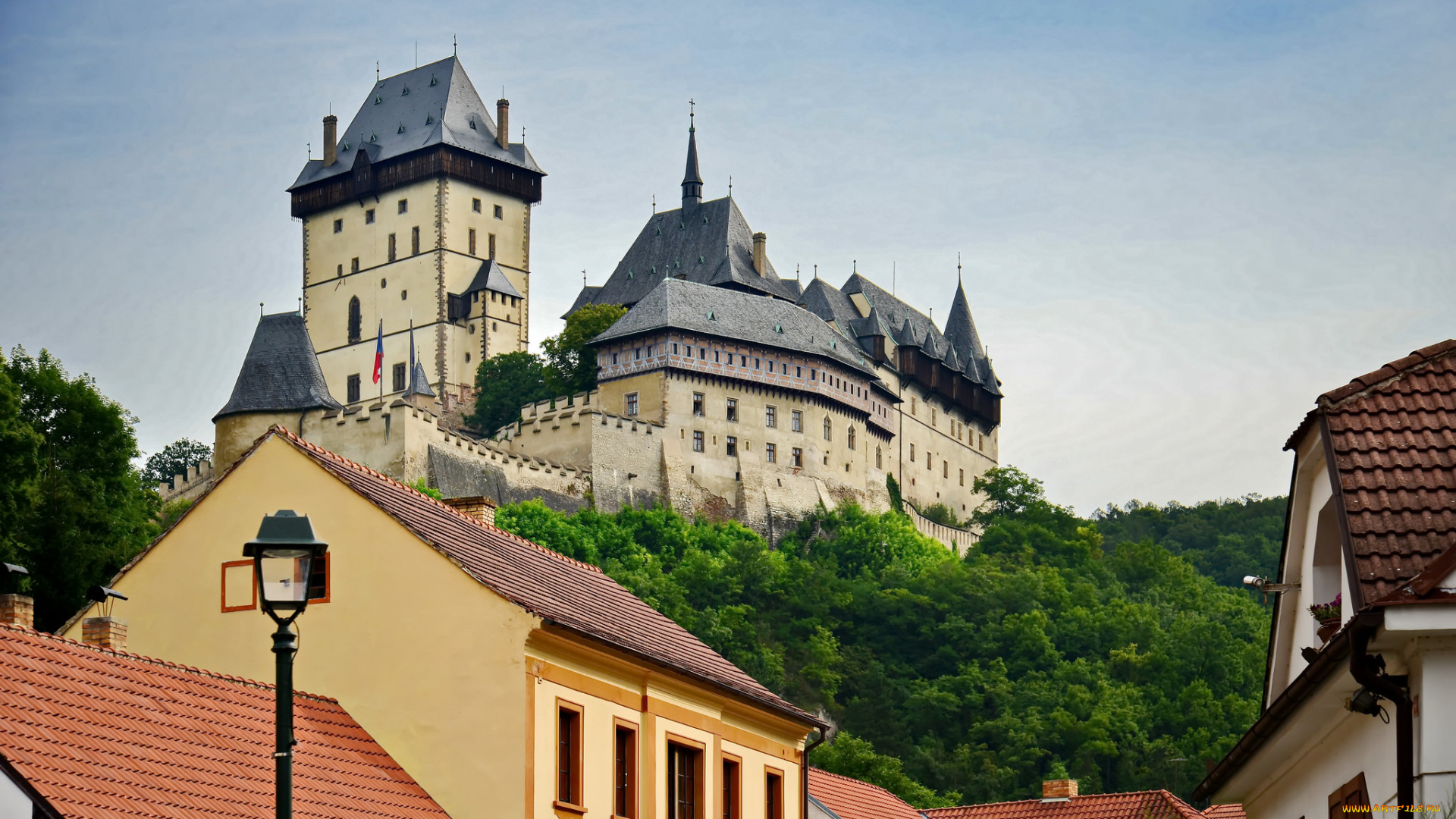 города, -, дворцы, , замки, , крепости, замок, холм