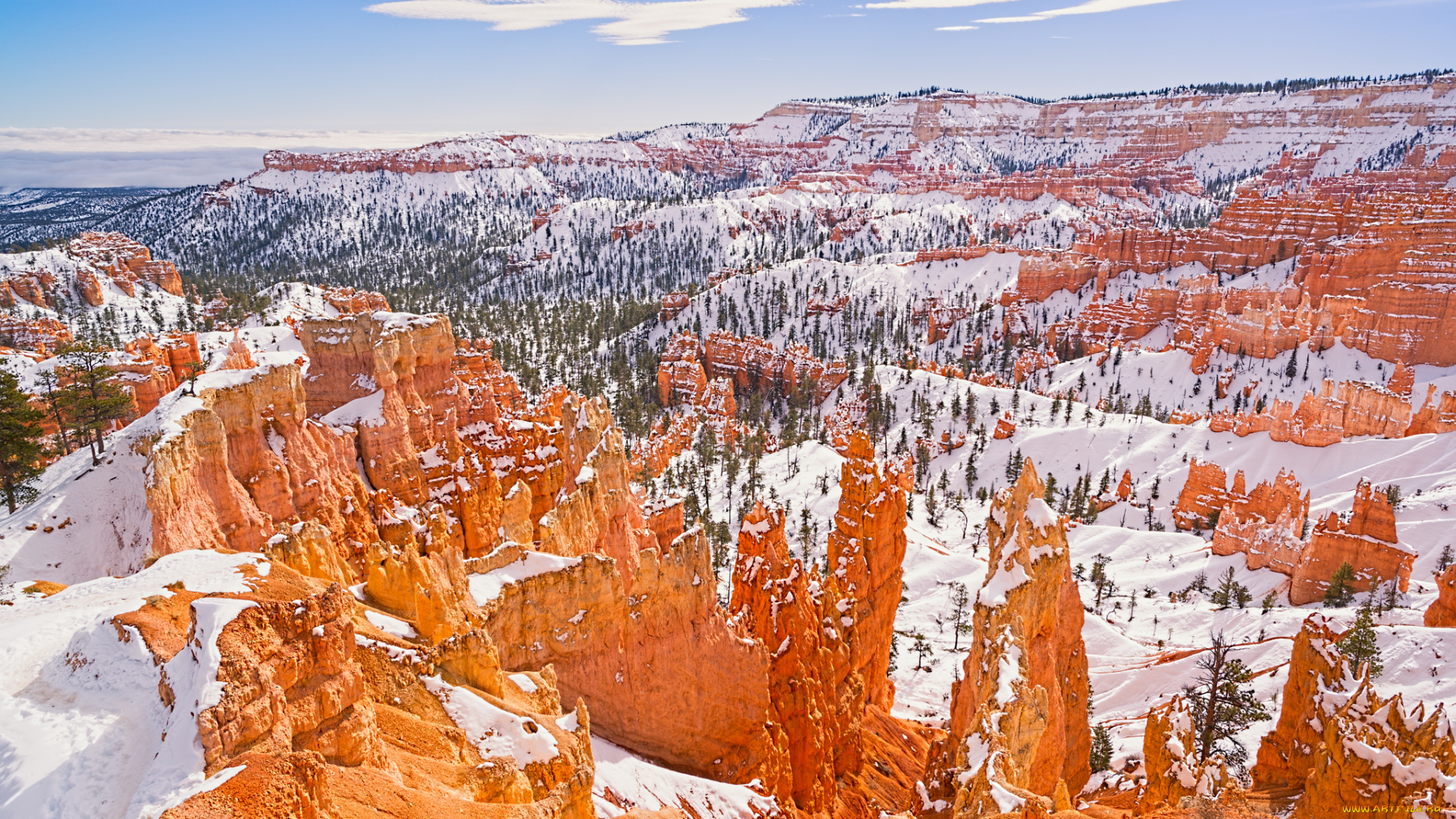 природа, горы, каньон, антилопы, национальный, парк, юта, сша