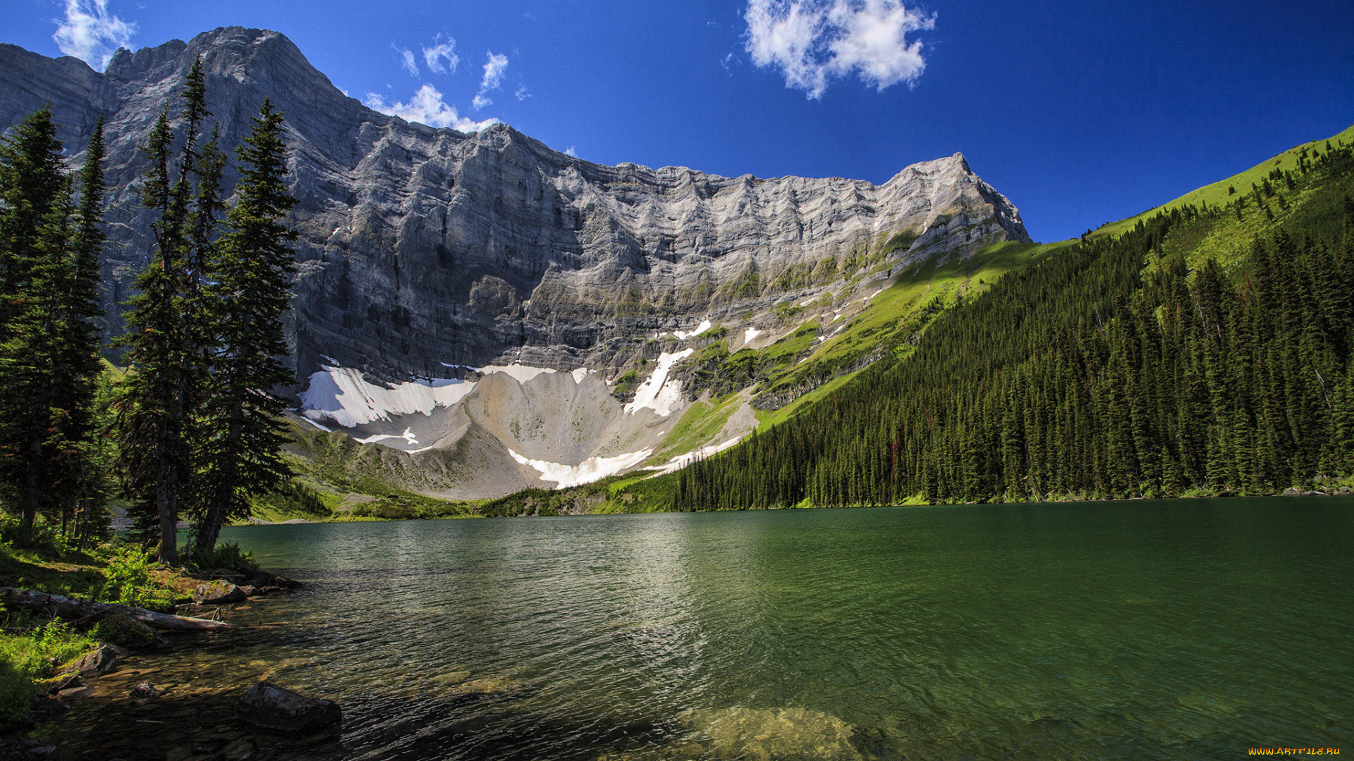 природа, реки, озера, река, лес, горы