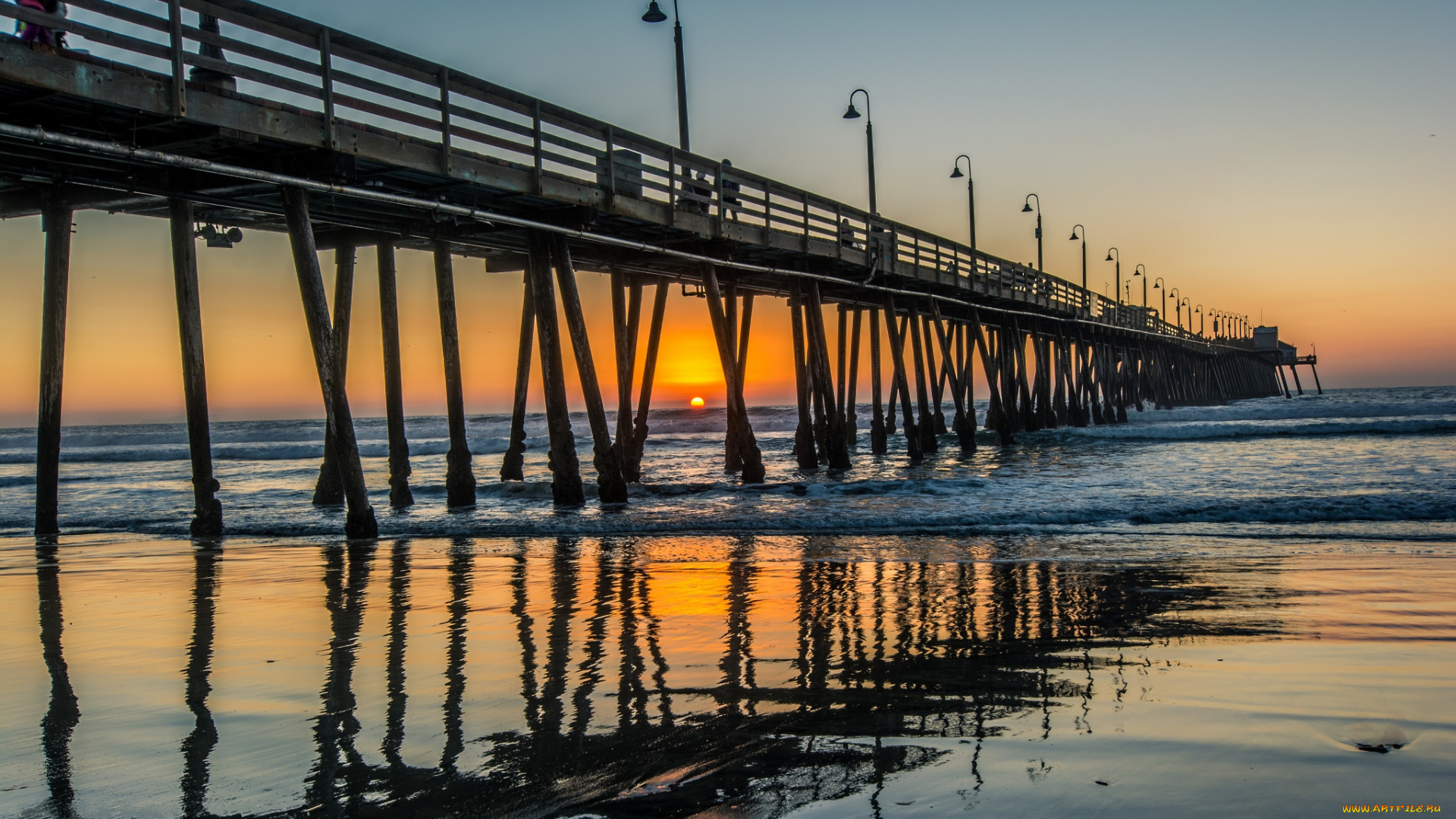 природа, восходы, закаты, океан, закат