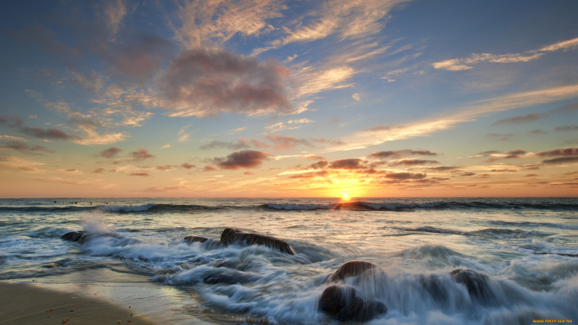 природа, восходы, закаты, рассвет