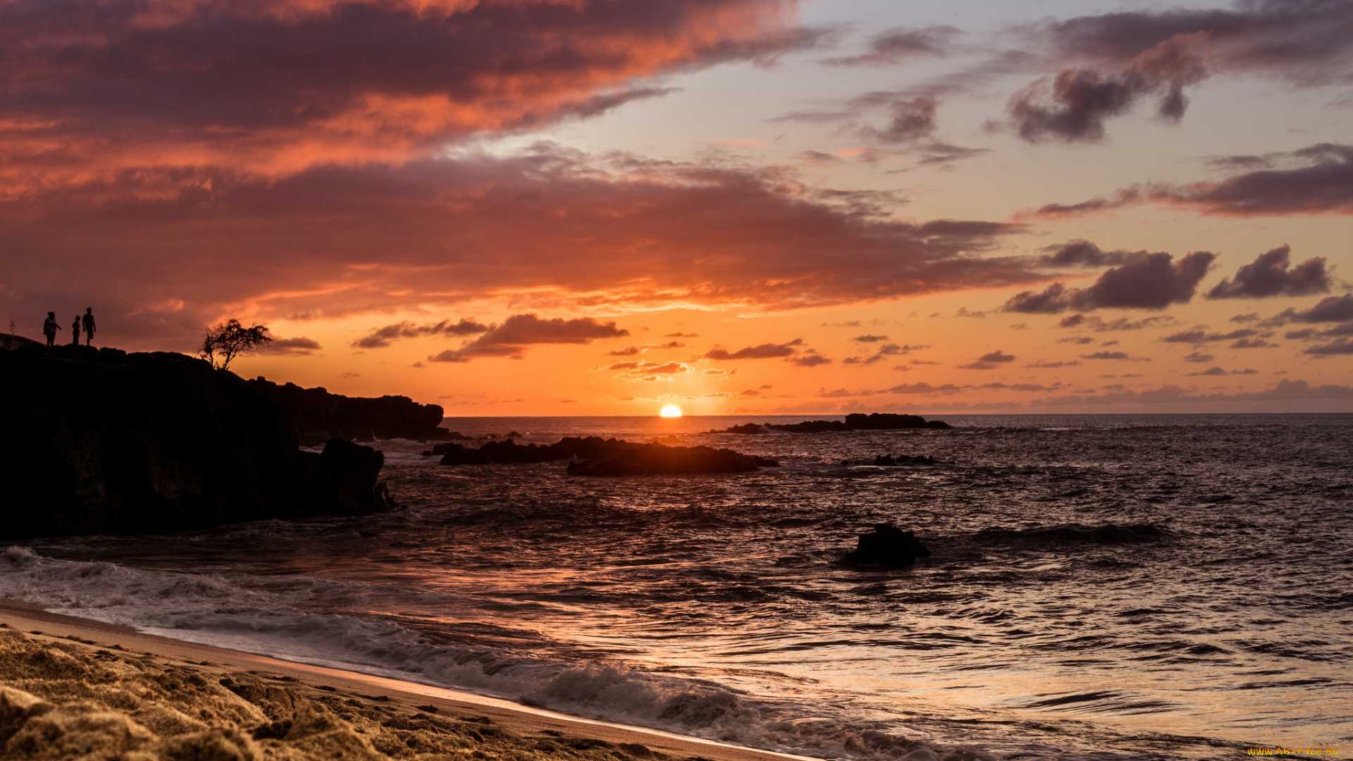 природа, восходы, закаты, закат