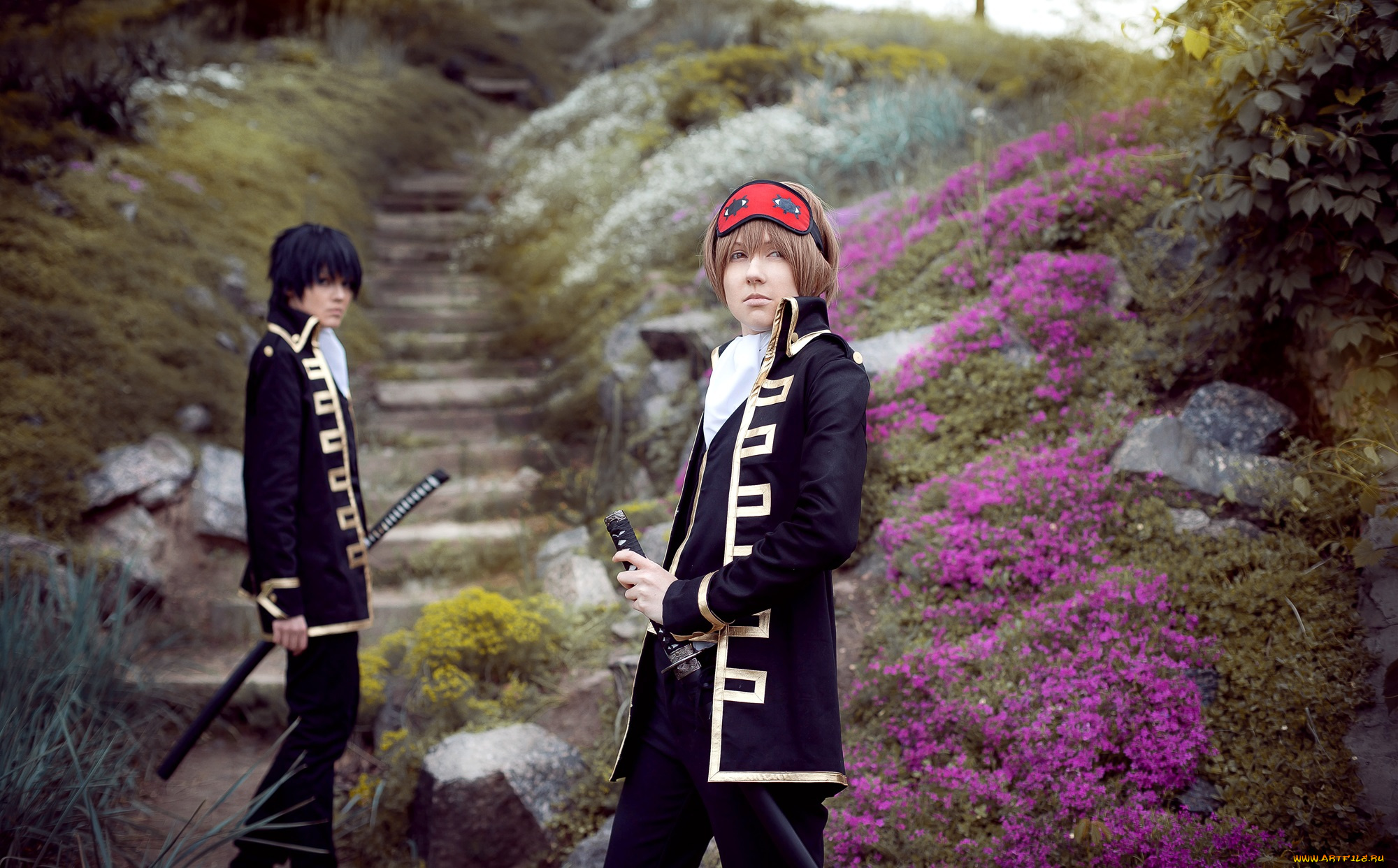 разное, cosplay, , косплей, арт, парни, аниме, гинтама