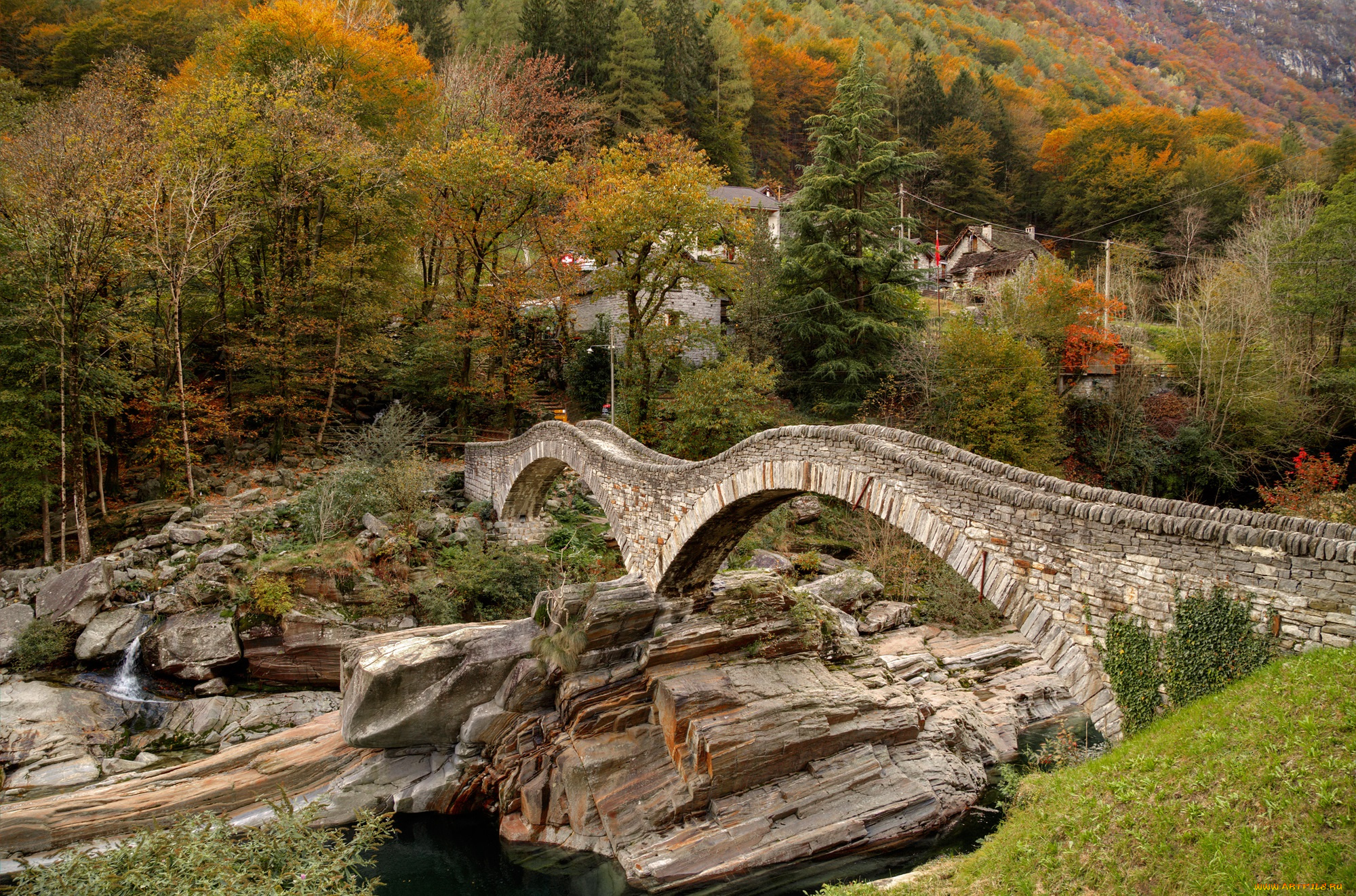 природа, реки, озера, река, горы, лес