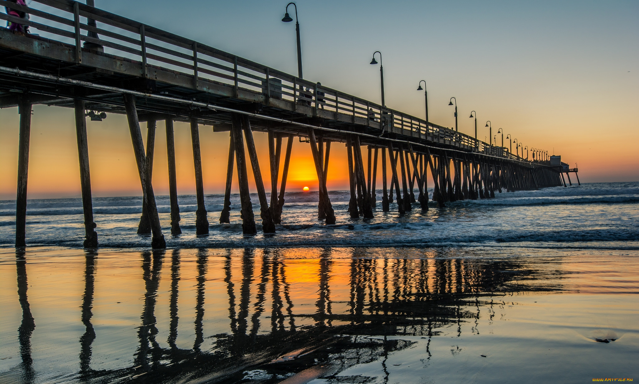 природа, восходы, закаты, океан, закат