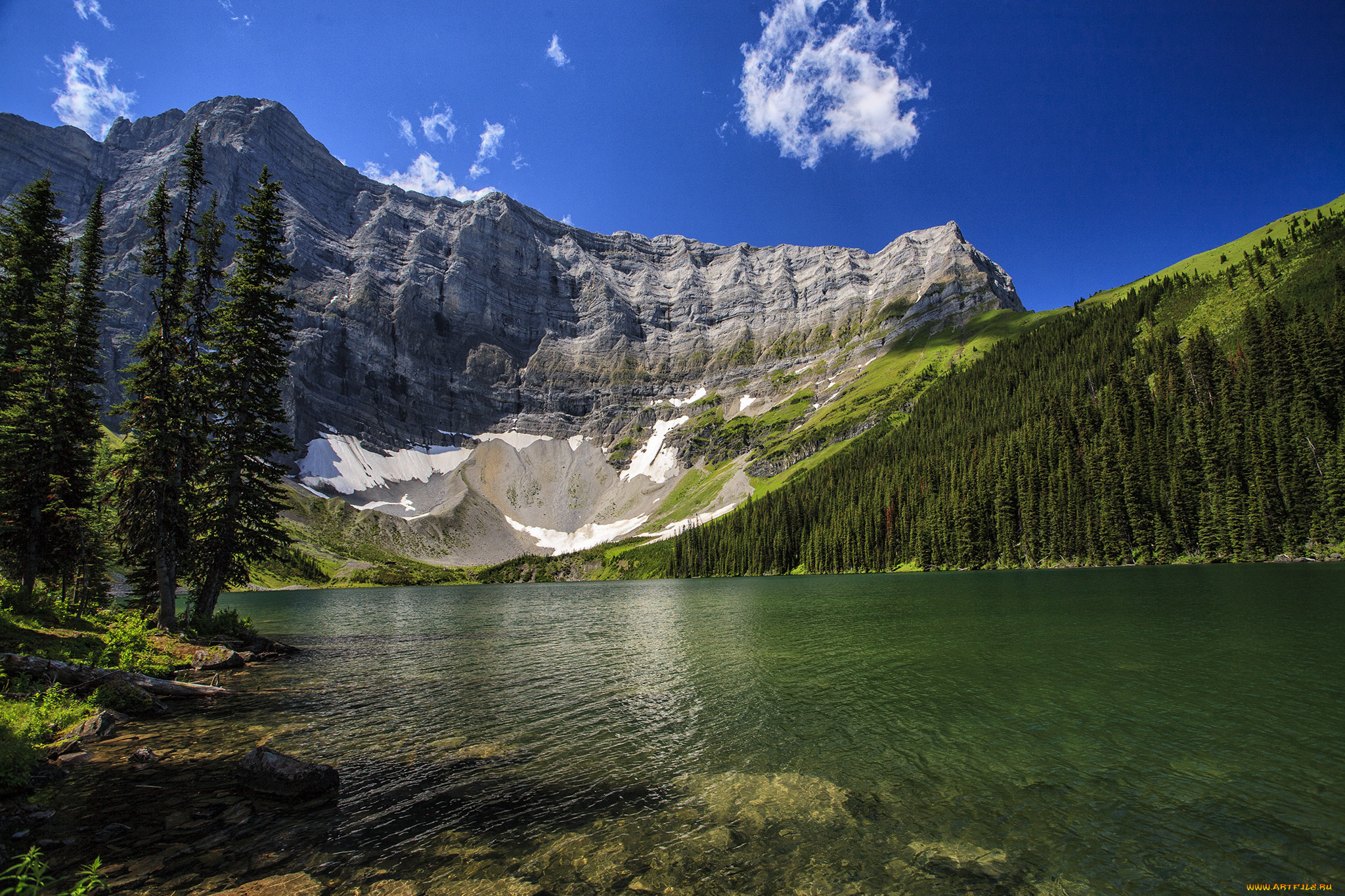 природа, реки, озера, река, лес, горы