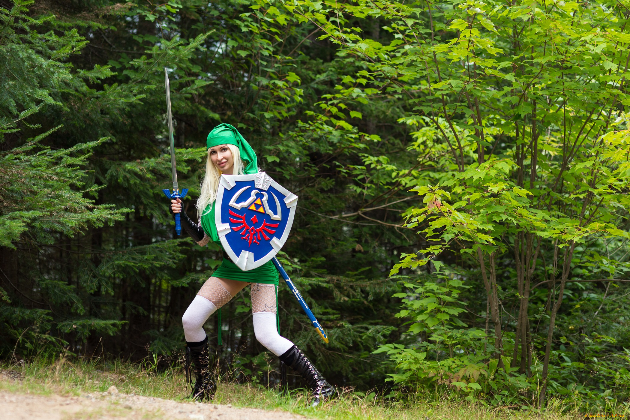 разное, cosplay, , косплей, щит, оружие, взгляд, фон, девушка