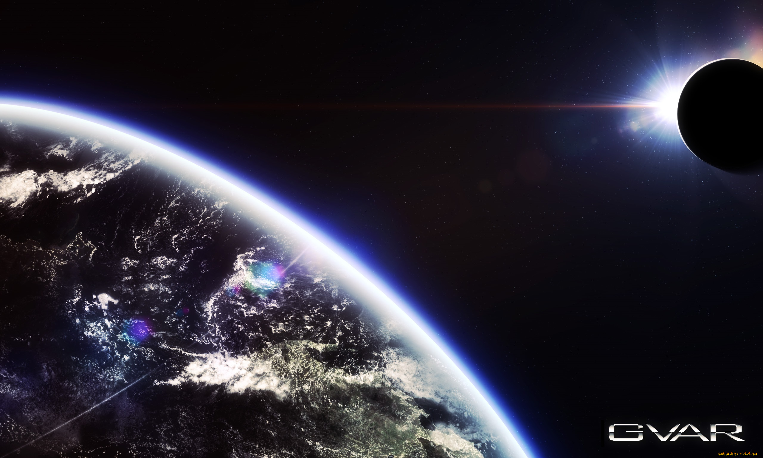 космос, арт, планеты, вселенная, галактика