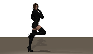 Картинка 3д+графика люди+ people девушка фон взгляд