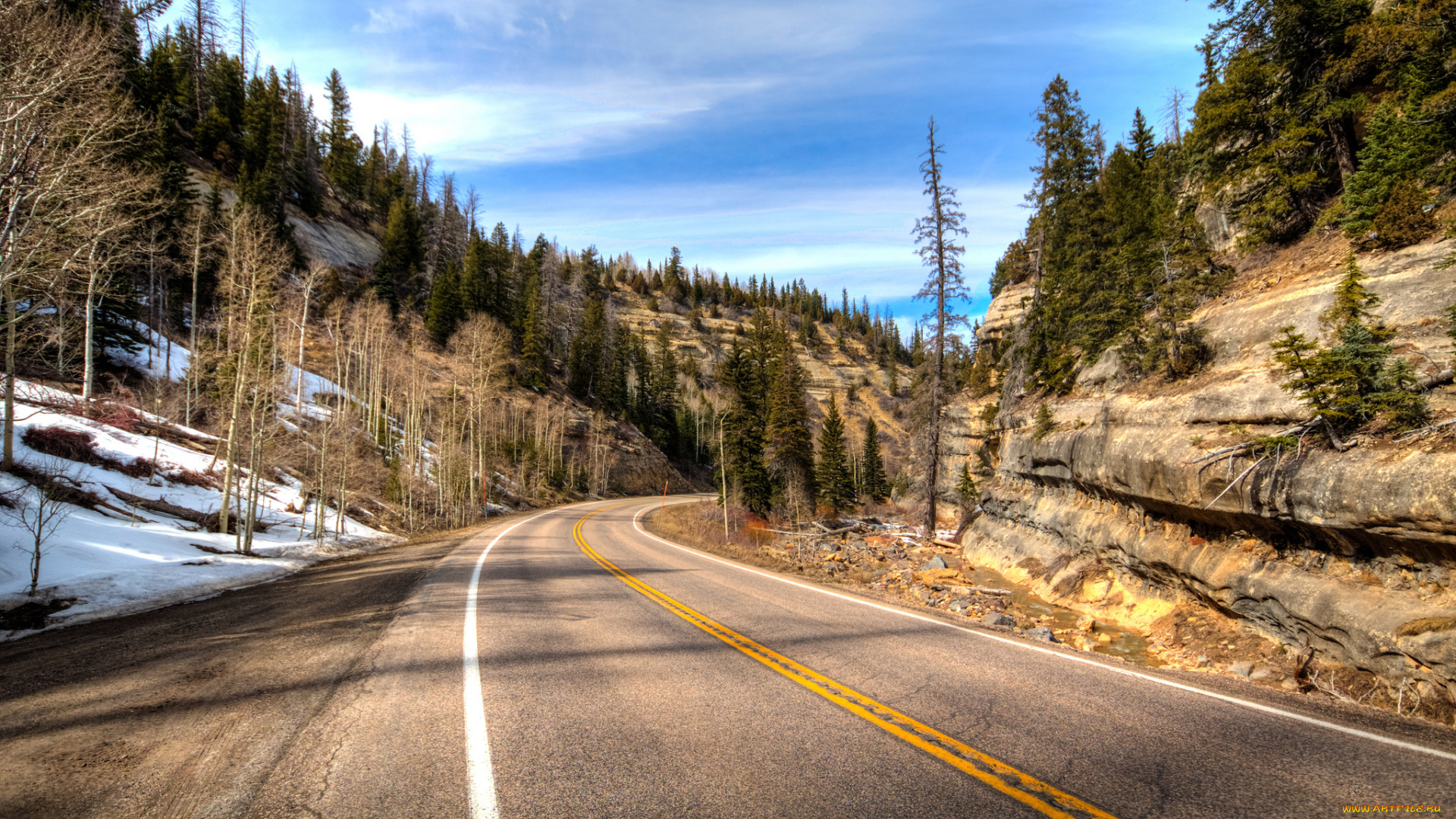 природа, дороги, тракт