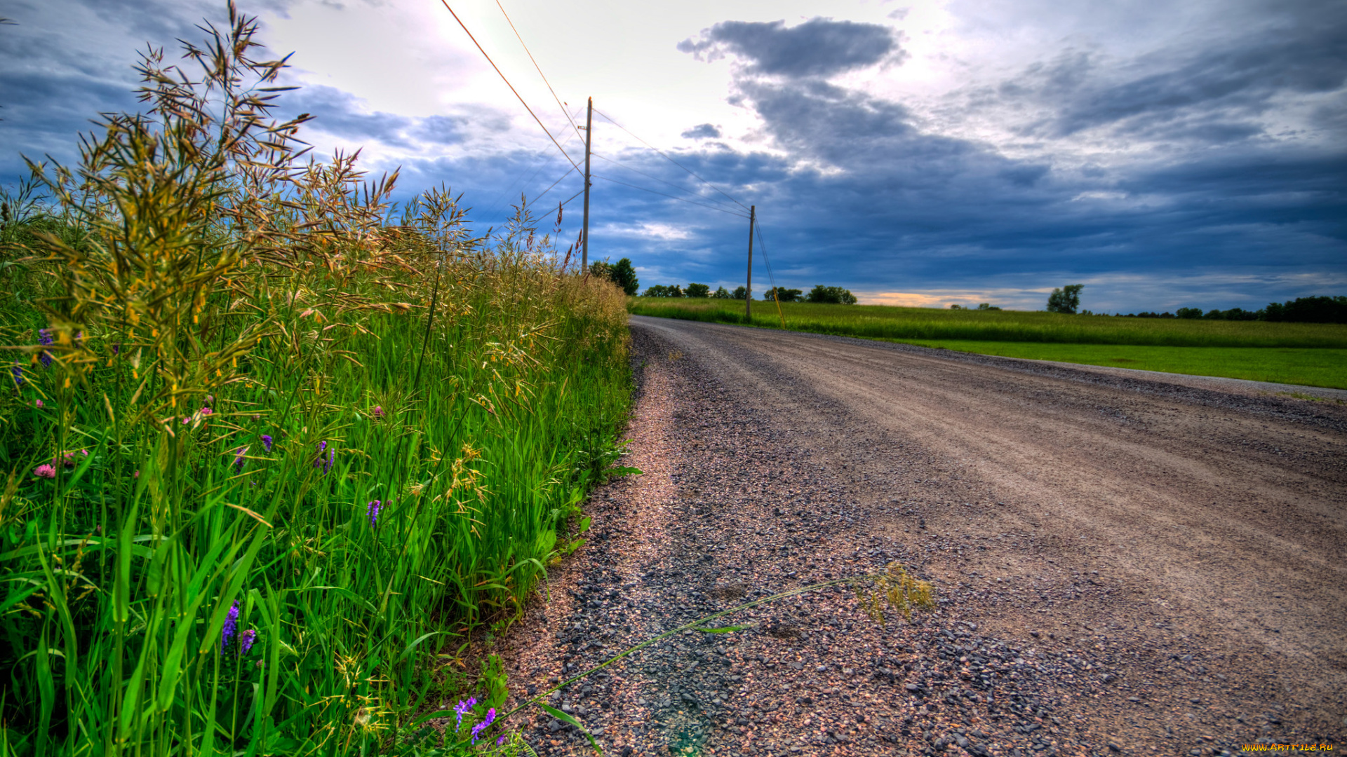 природа, дороги, тракт