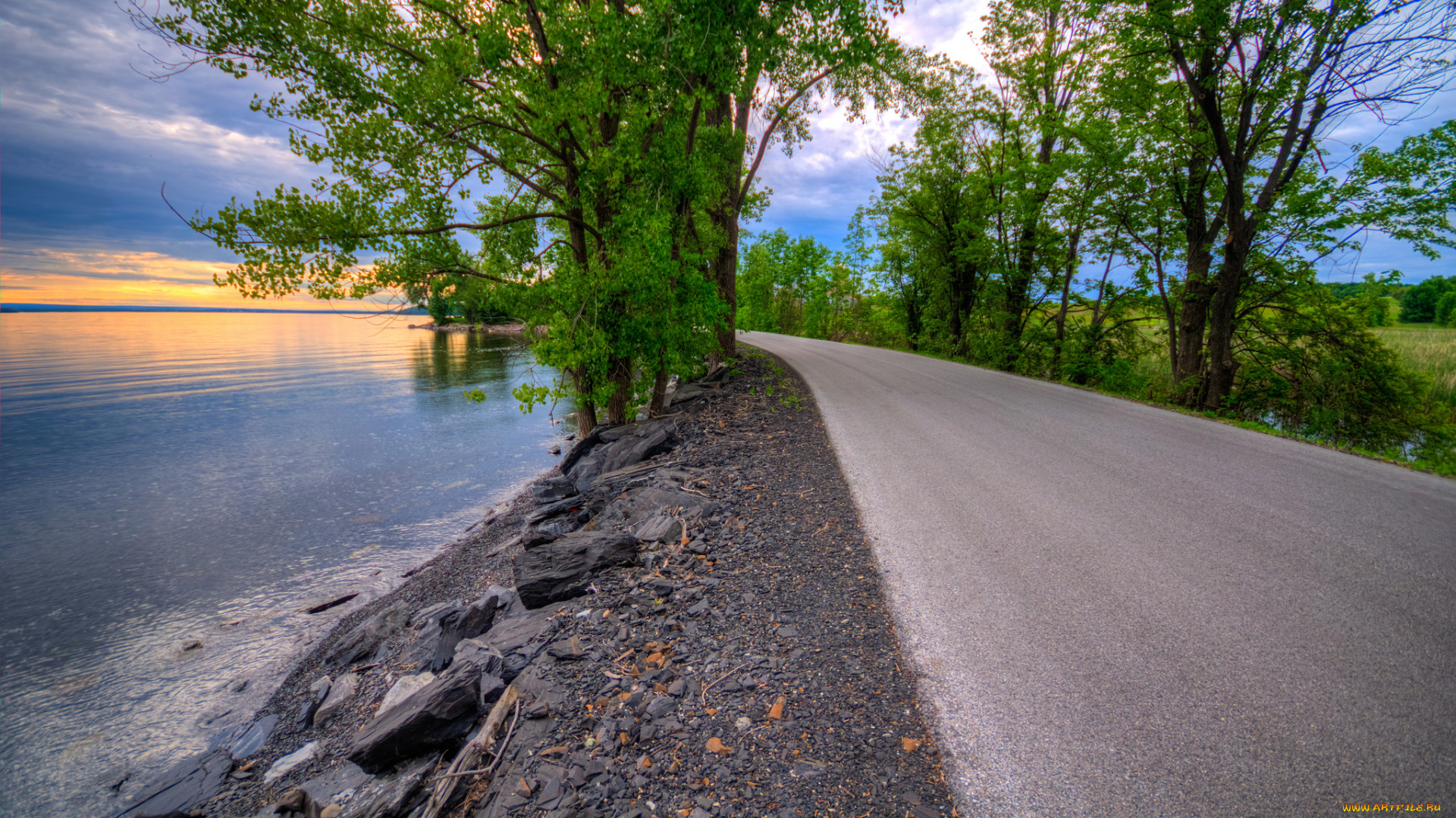 природа, дороги, тракт