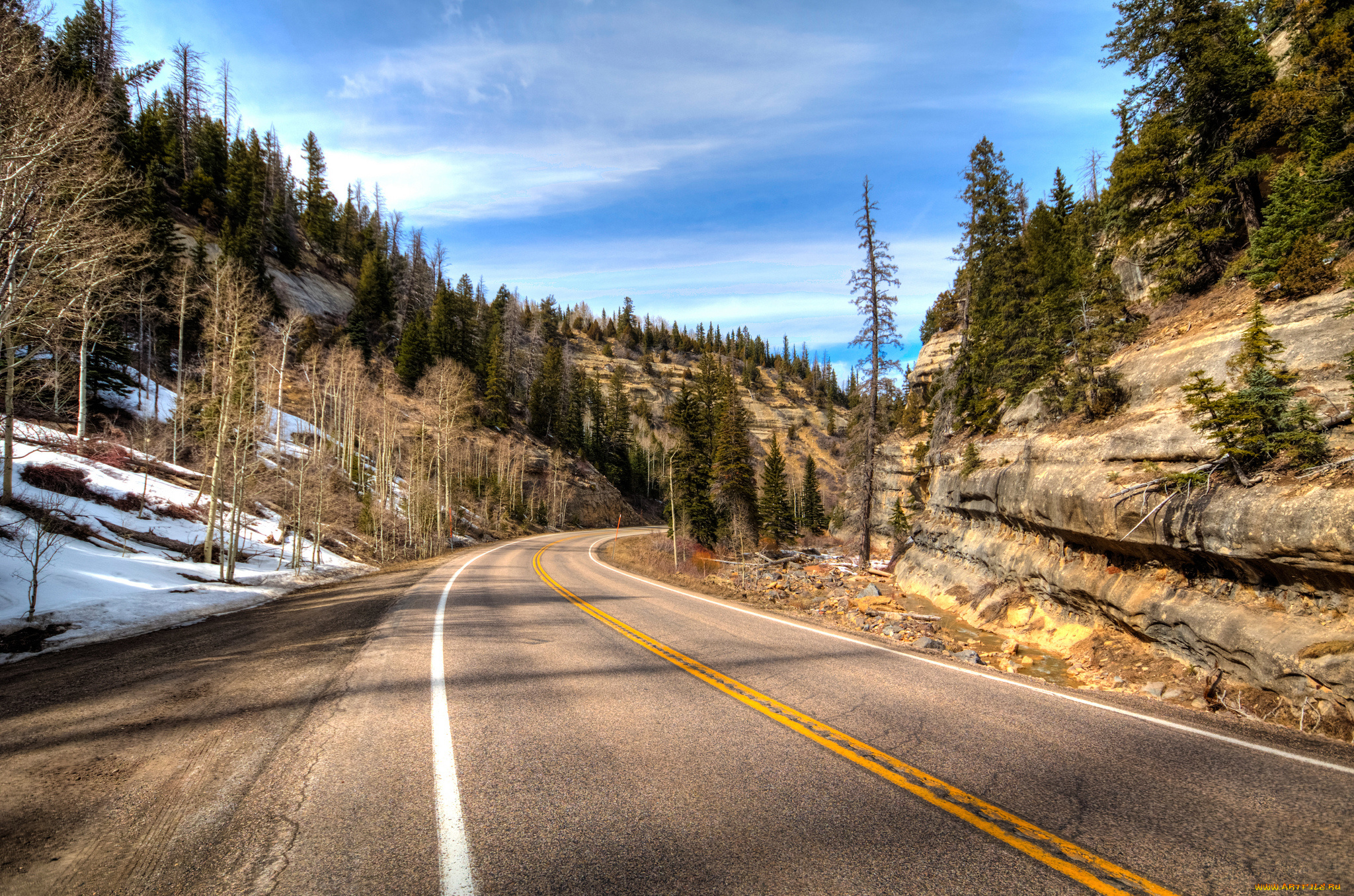 природа, дороги, тракт