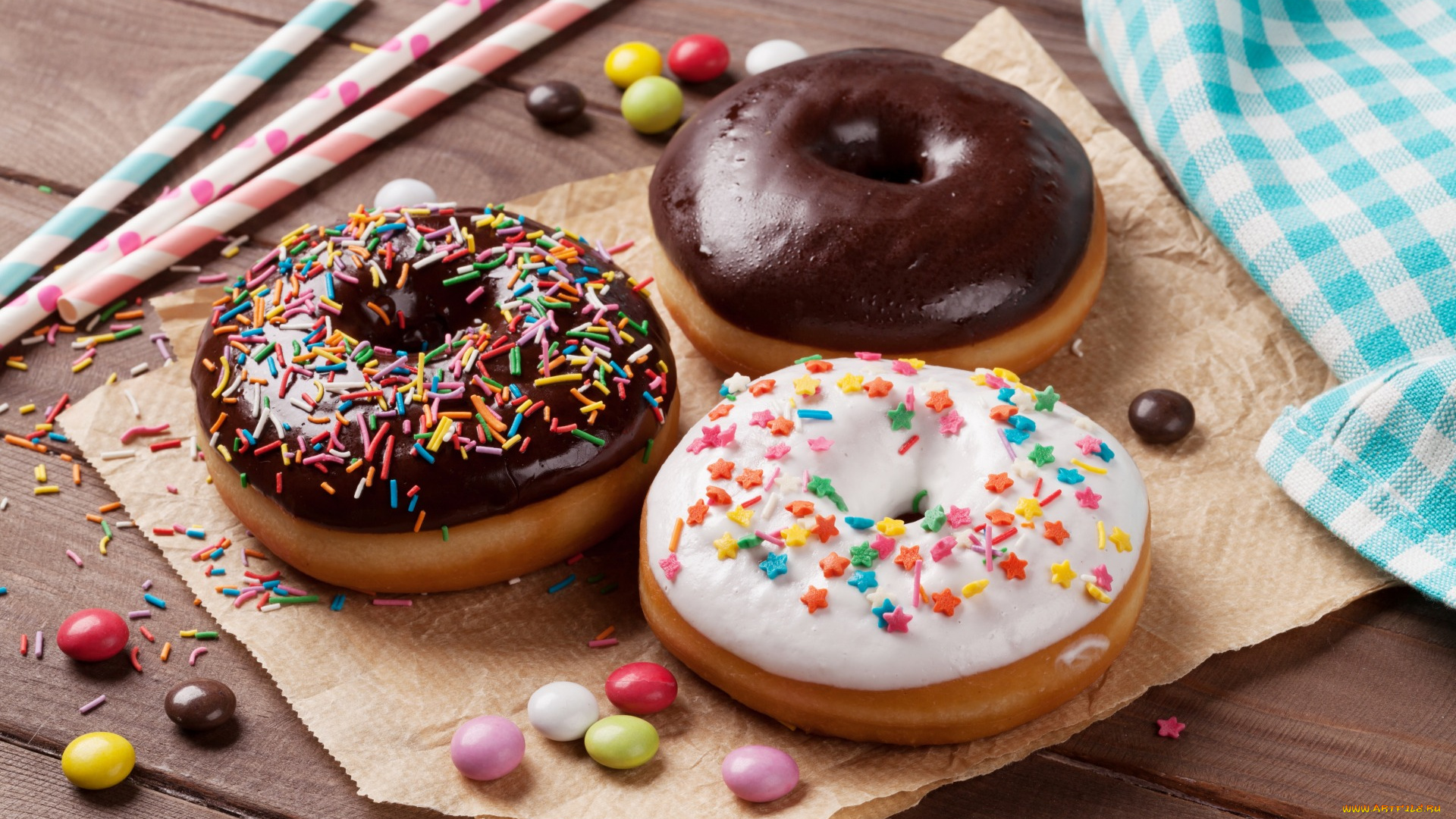 еда, хлеб, , выпечка, chocalate, глазурь, donuts