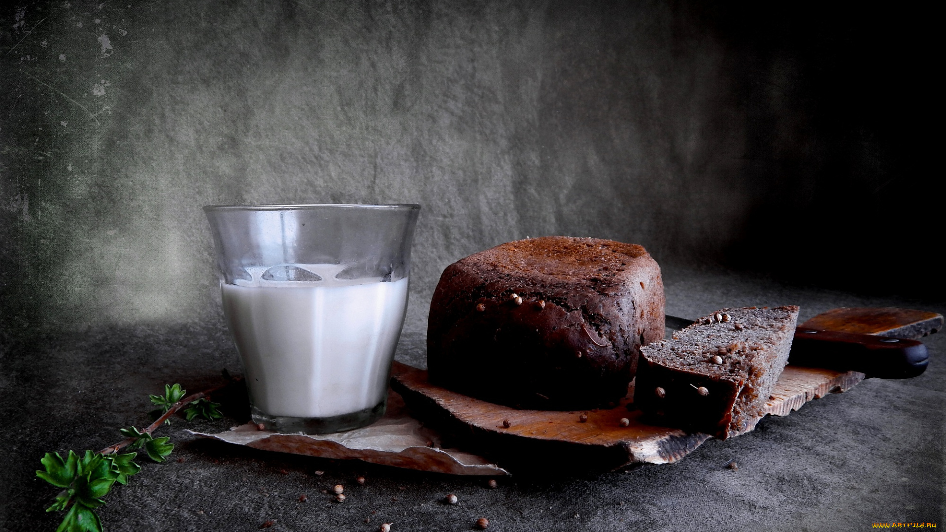 еда, хлеб, , выпечка, доска, молоко