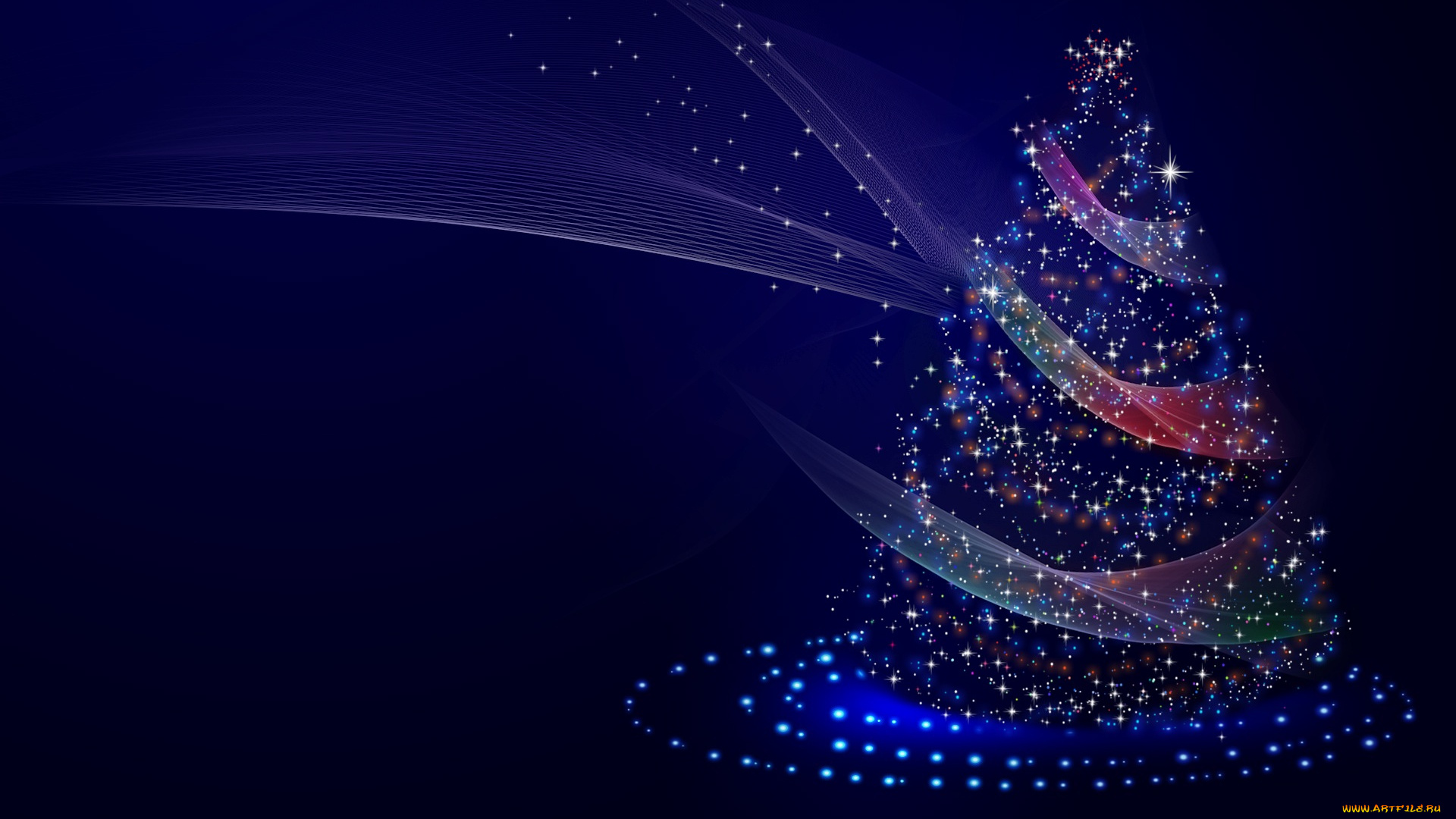 праздничные, 3д, графика, , новый, год, елка, цвета, фон, узор