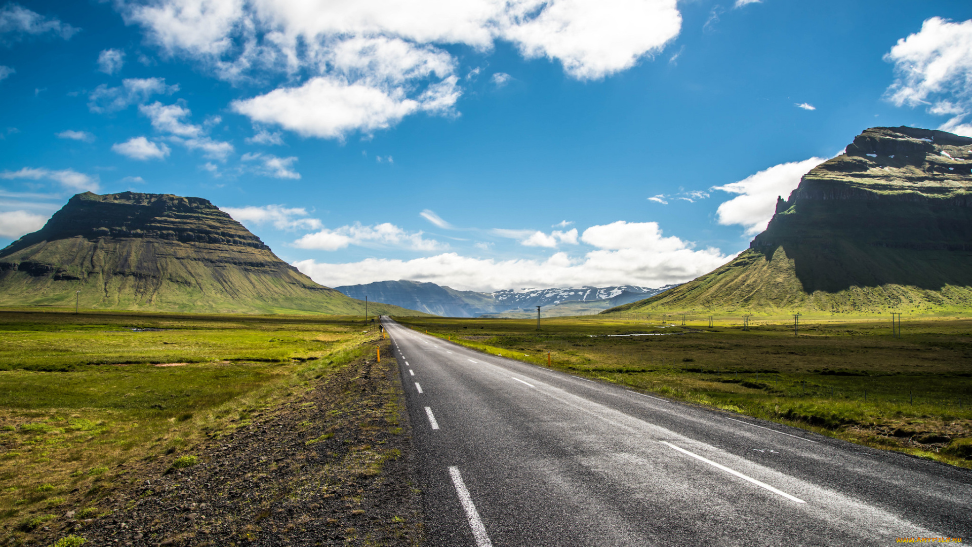 природа, дороги, простор