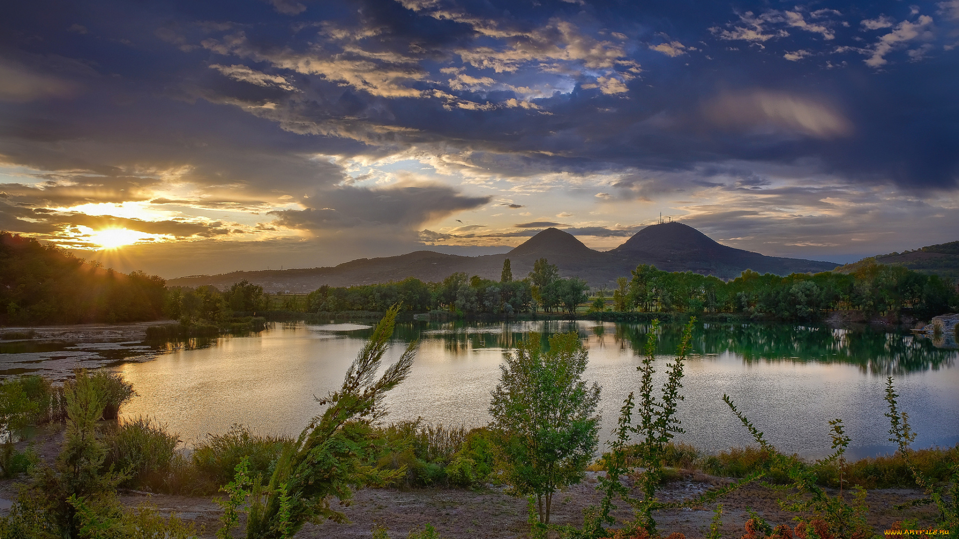 природа, реки, озера, простор