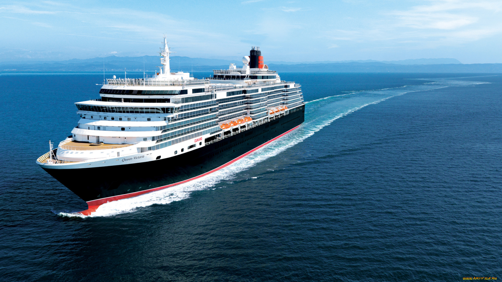 queen, victoria, корабли, лайнеры, queen, victoria, море, круиз, лайнер