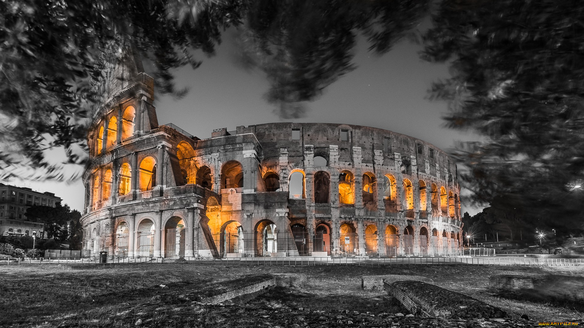 roman, colosseum, города, рим, , ватикан, , италия, антик