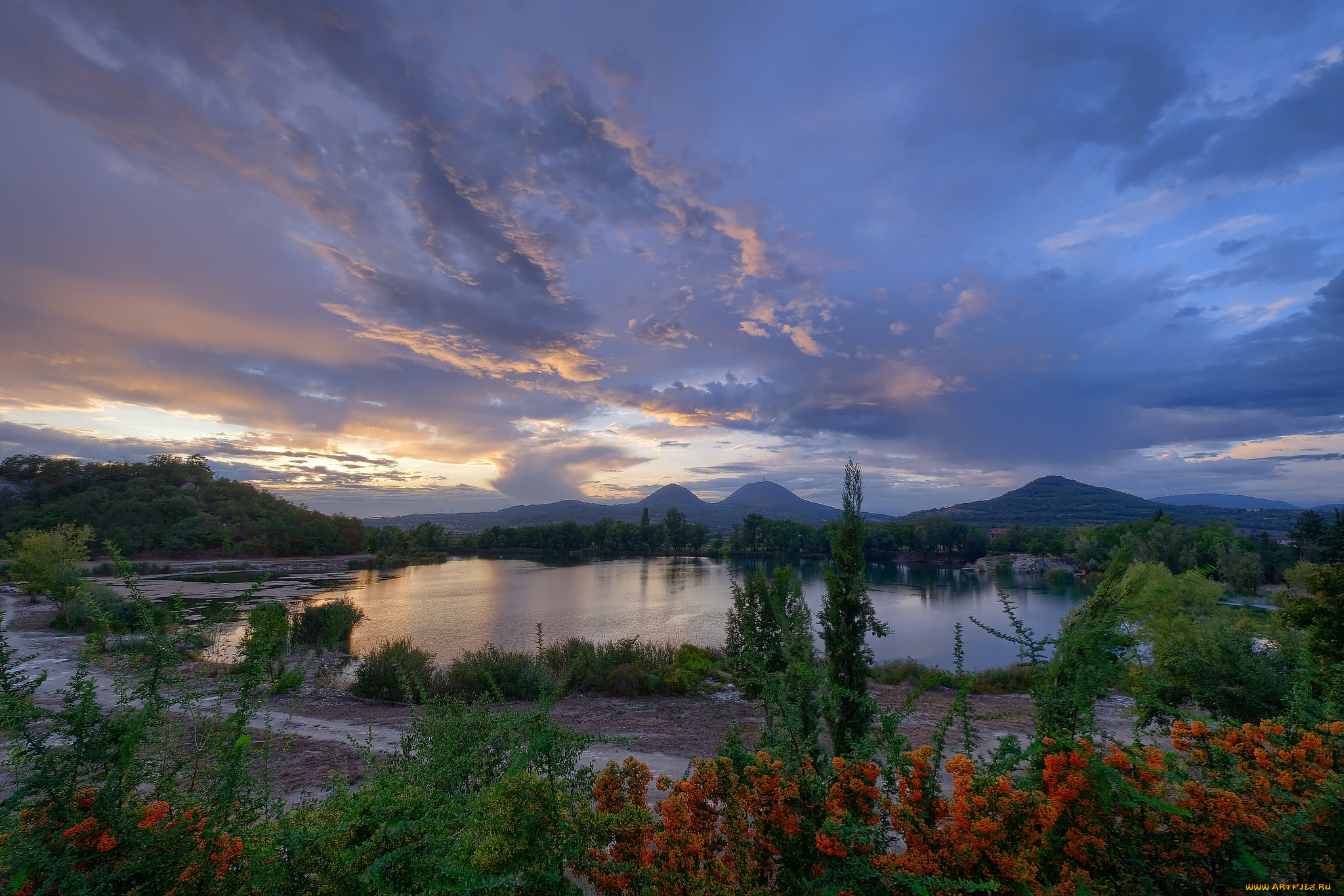 природа, реки, озера, простор