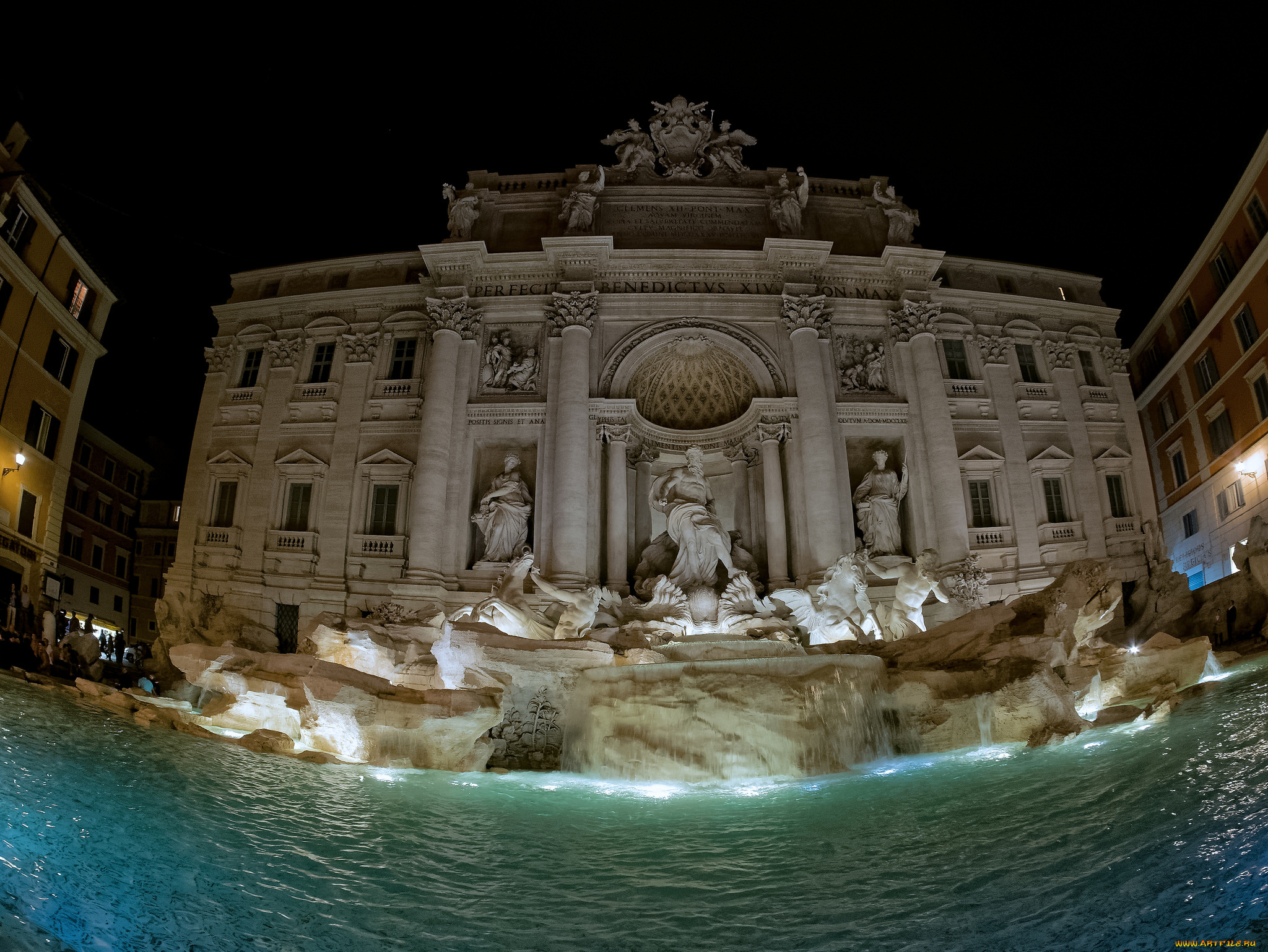 roma, , fontana, di, trevi, города, рим, , ватикан, , италия, фонтан, дворец