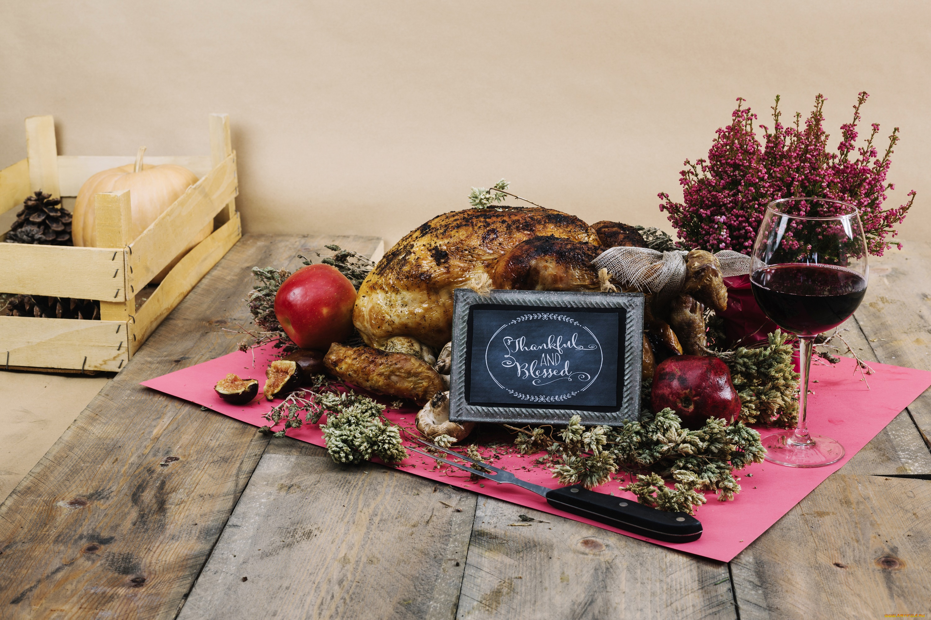 еда, мясные, блюда, праздник, вино, бокал, курица