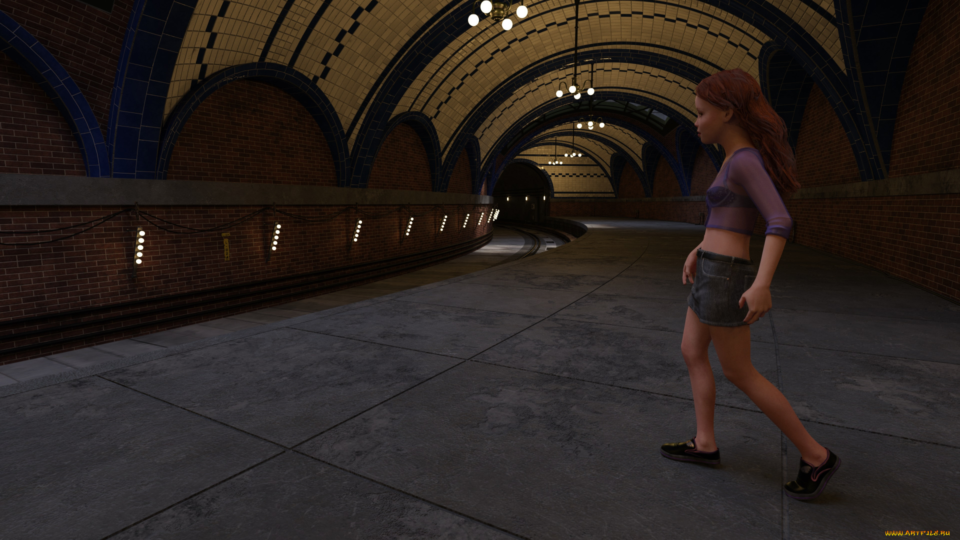 3д, графика, люди, , people, фон, взгляд, девочка