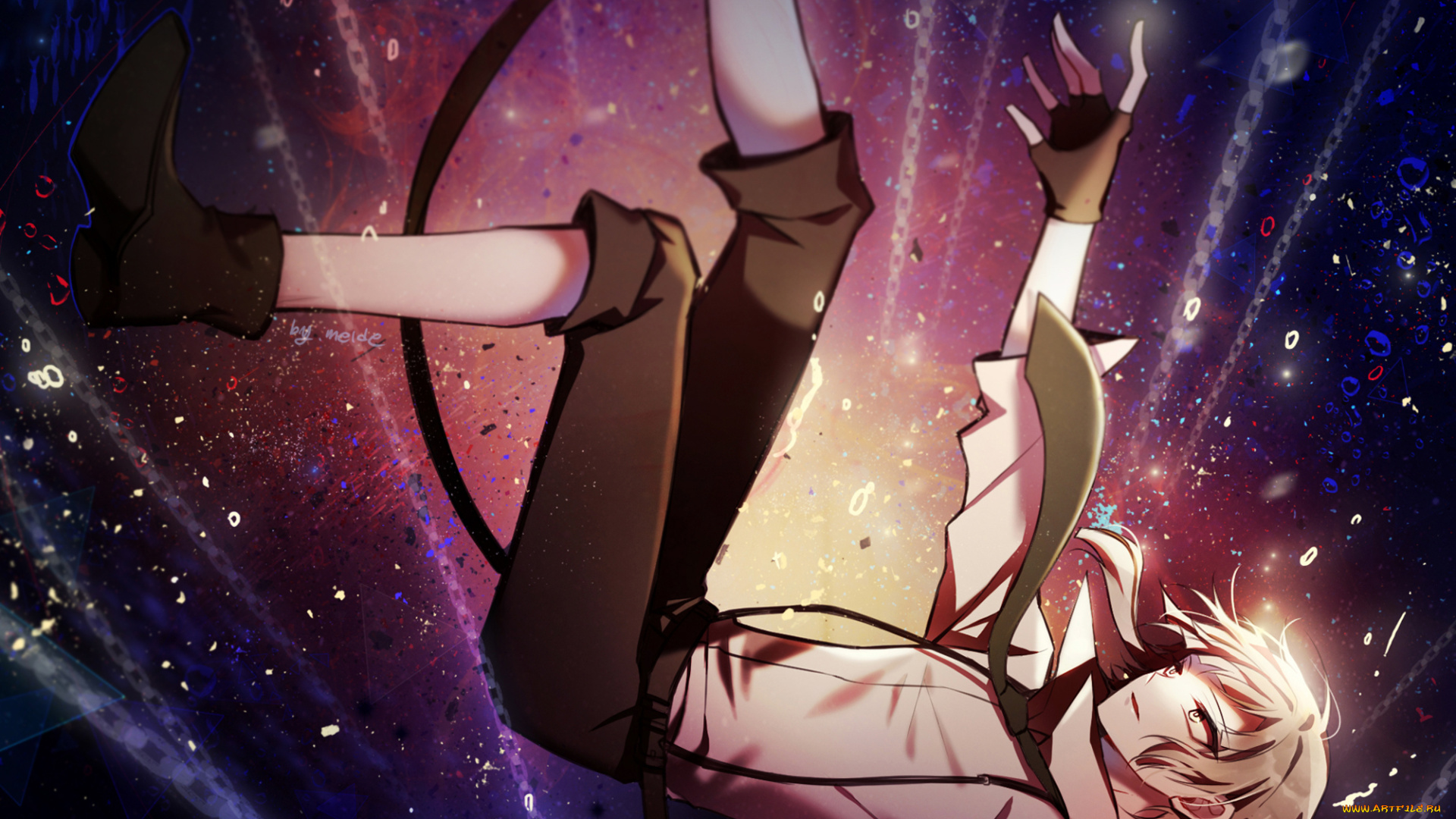 аниме, bungou, stray, dogs, бродячие, псы, литературные, гении