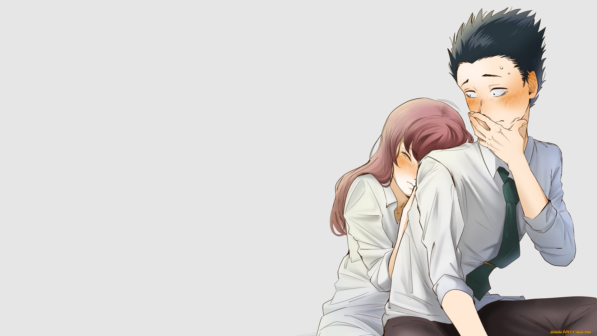 аниме, koe, no, katachi, форма, голоса