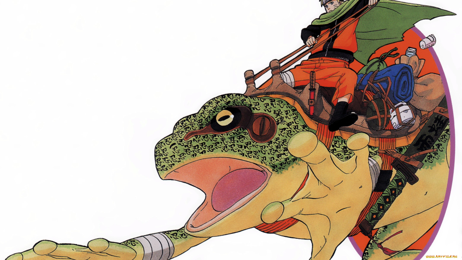 аниме, naruto, вещи, жаба, наруто