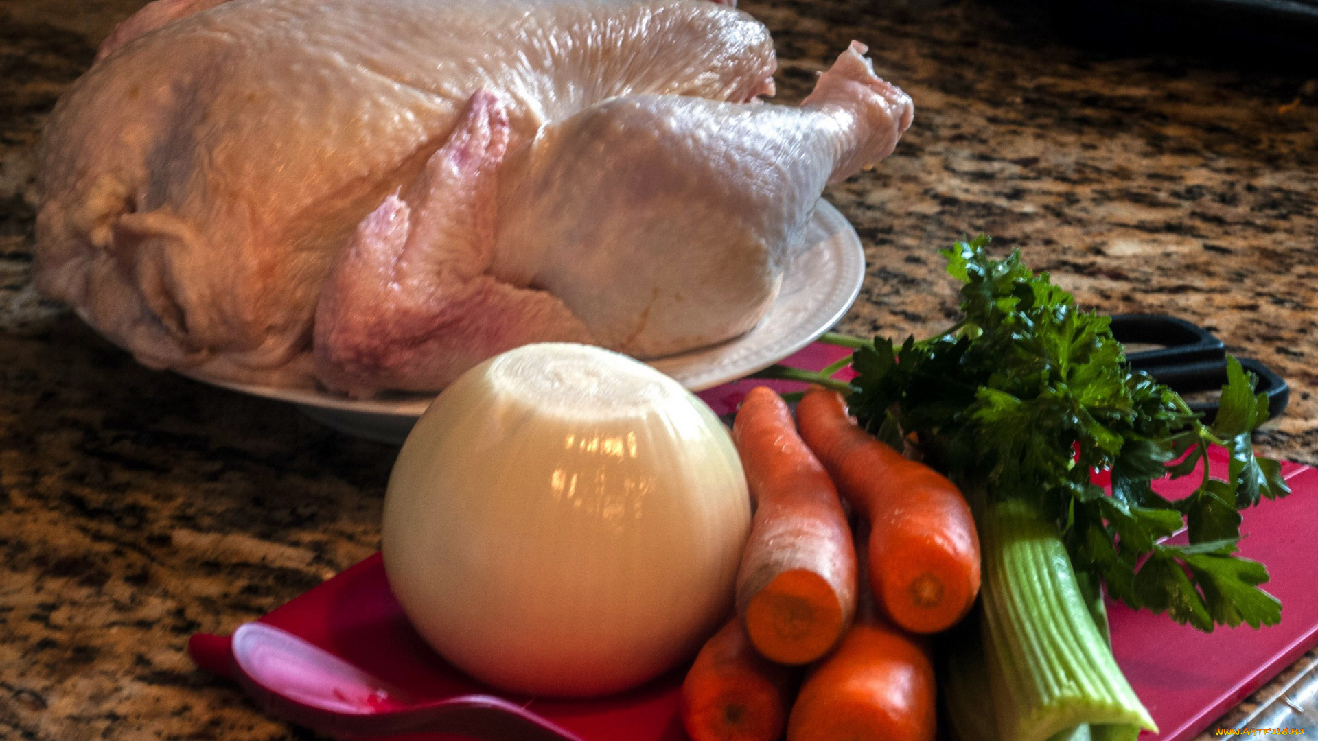 еда, мясные, блюда, курица