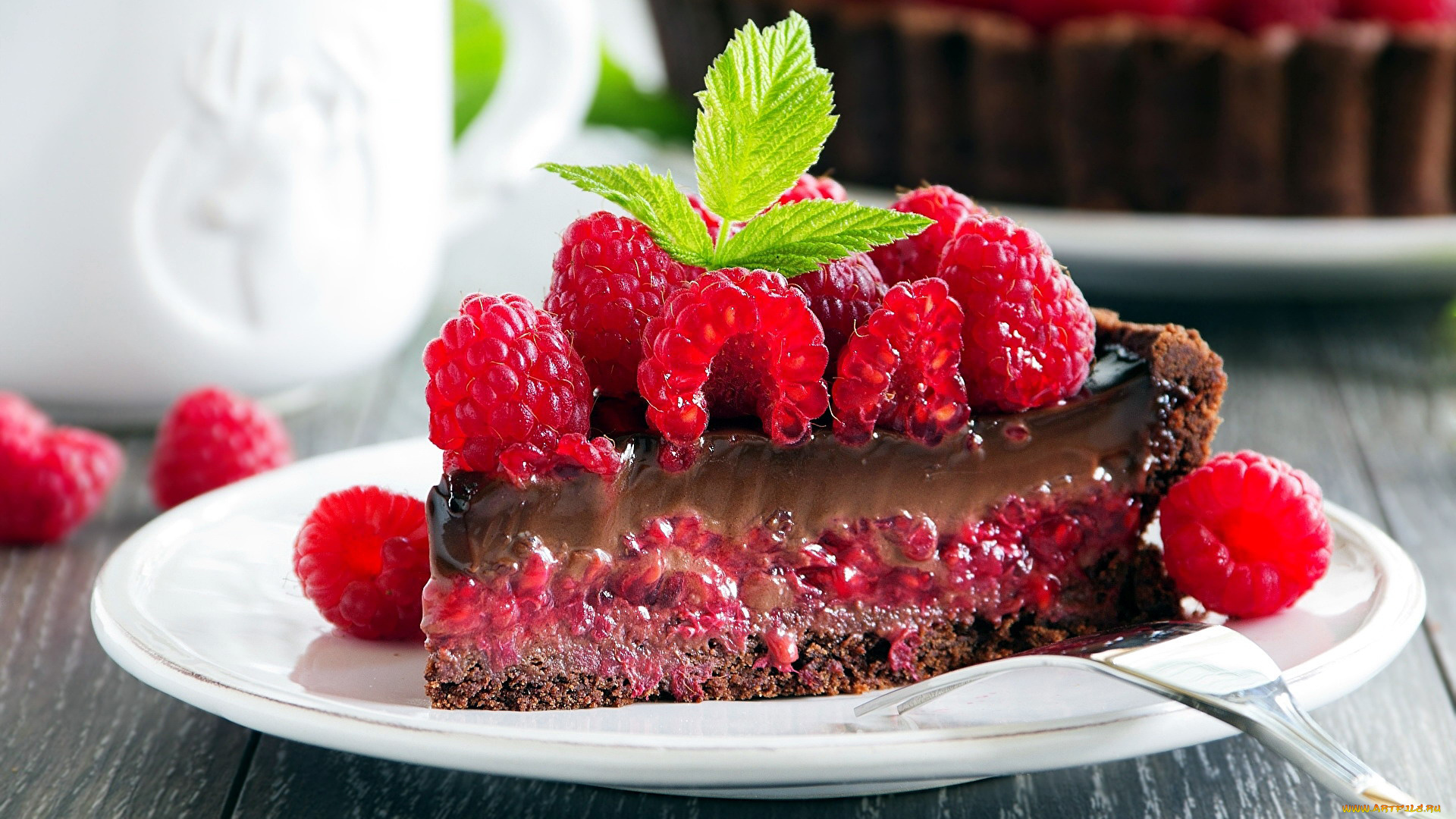 еда, торты, торт, малина