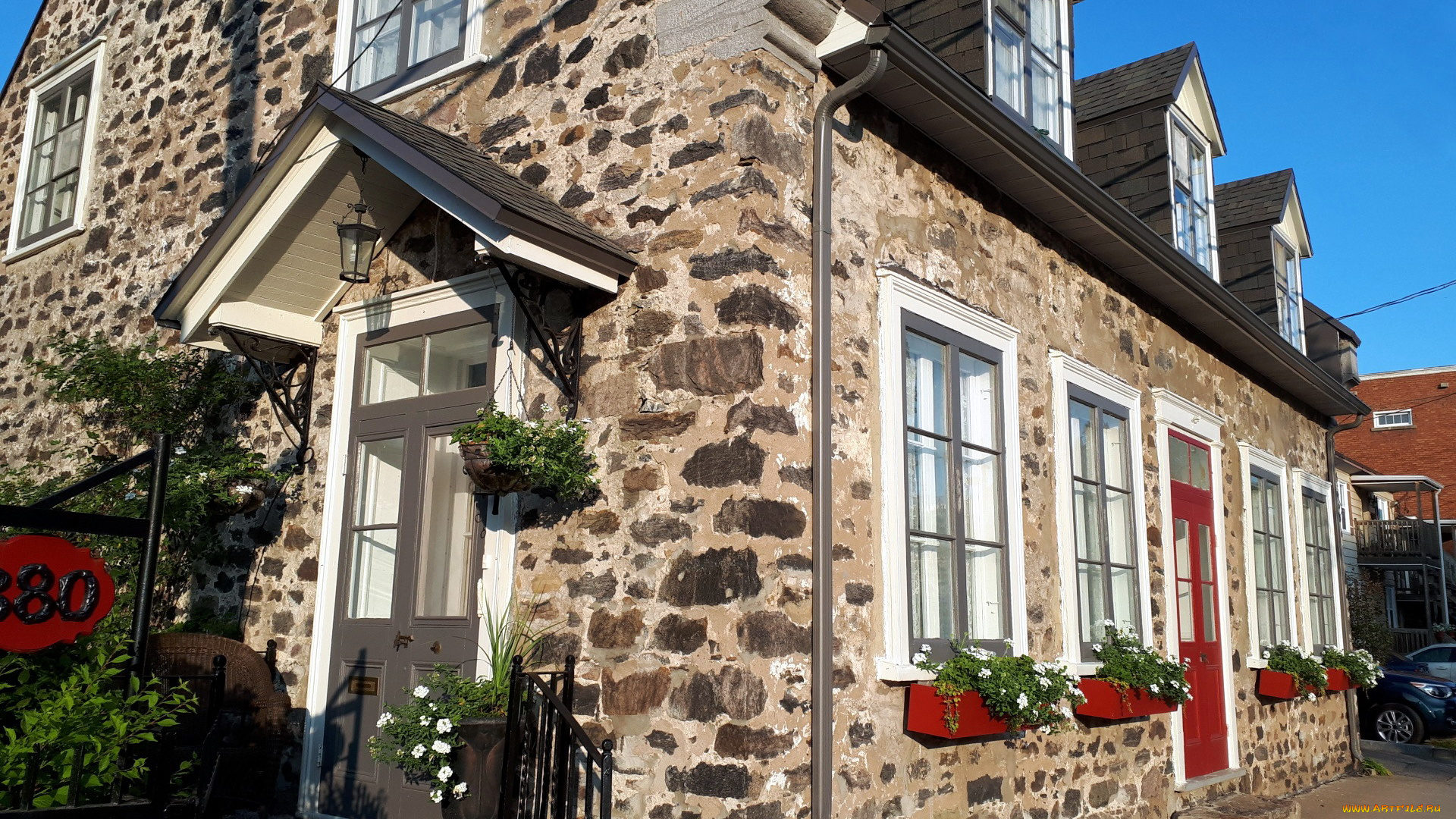 города, -, здания, , дома, каменный, дом