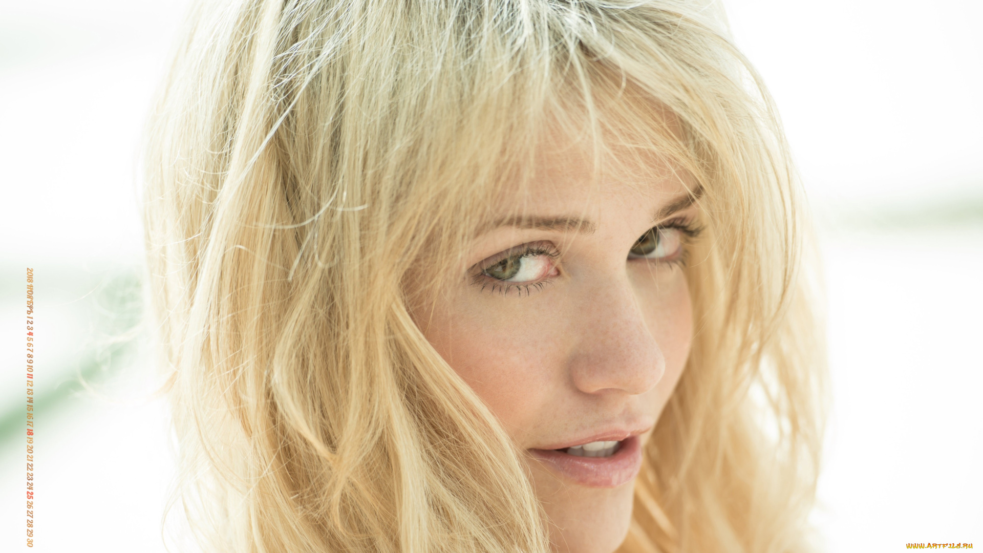 календари, девушки, женщина, взгляд, лицо