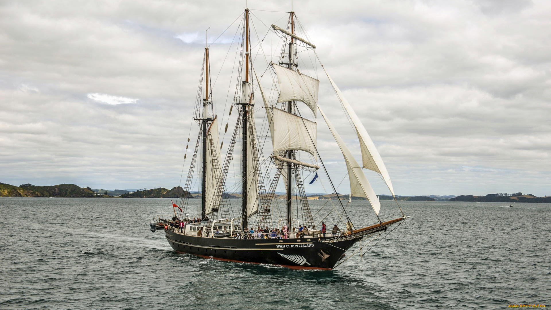 корабли, парусники, паруса, мачты