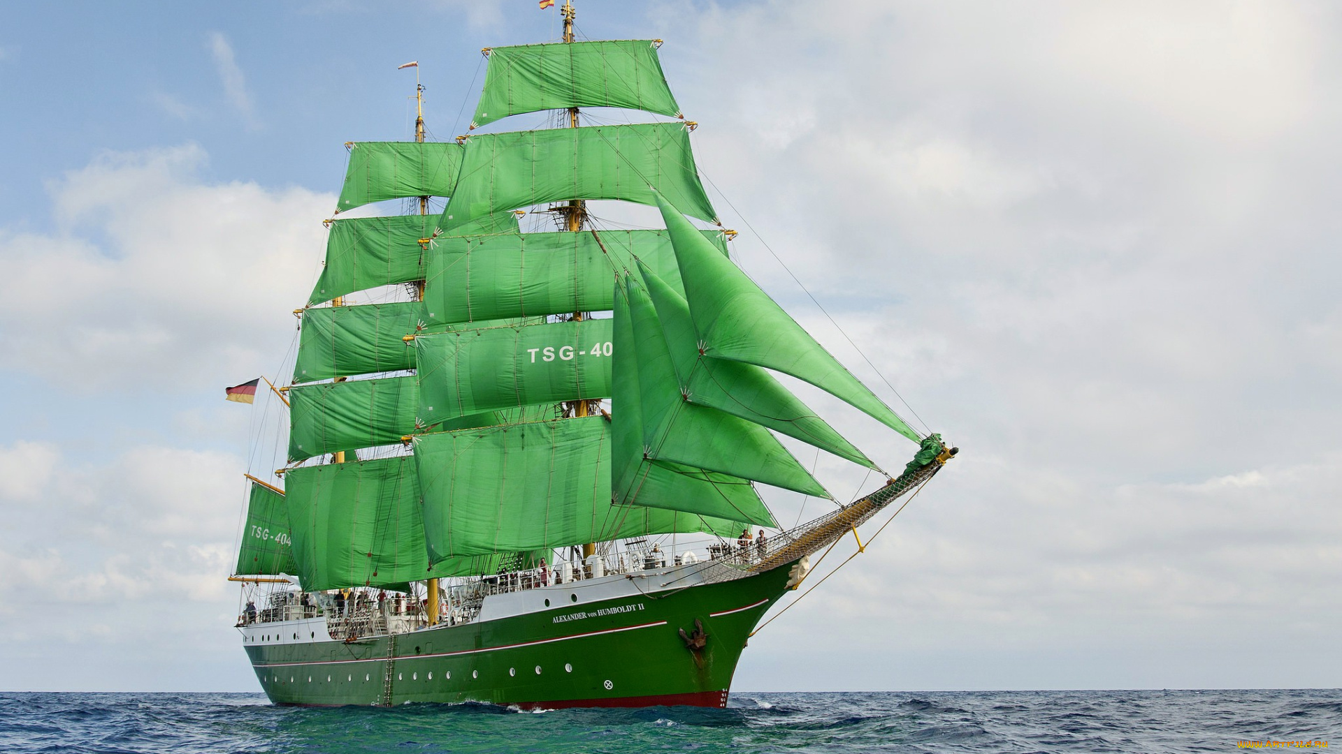 корабли, парусники, паруса, мачты