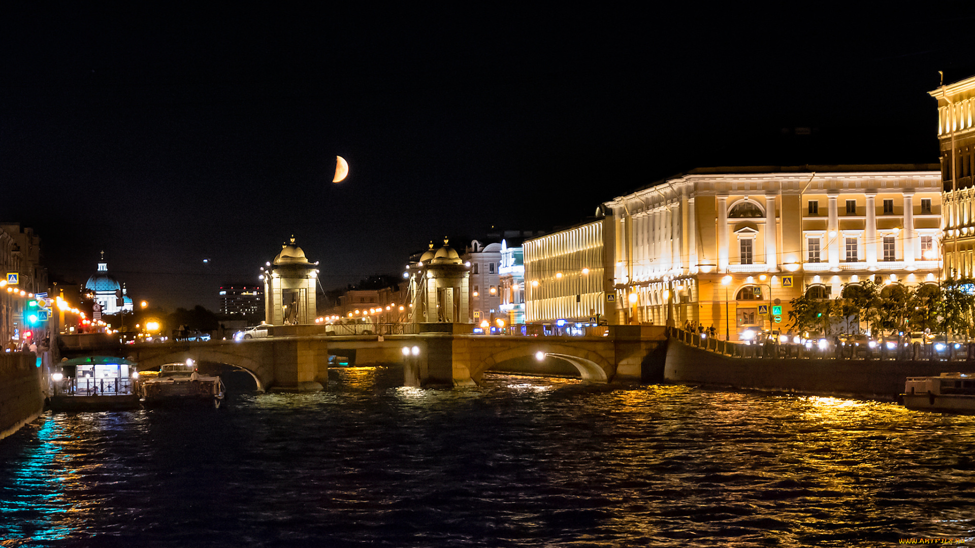 ломоносовский, мост, города, санкт-петербург, , петергоф, , россия, простор