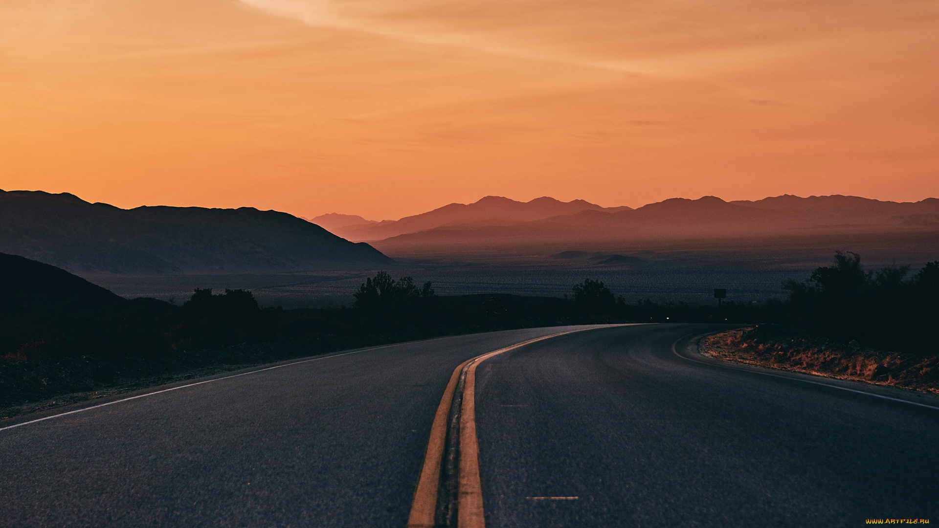 природа, дороги, шоссе
