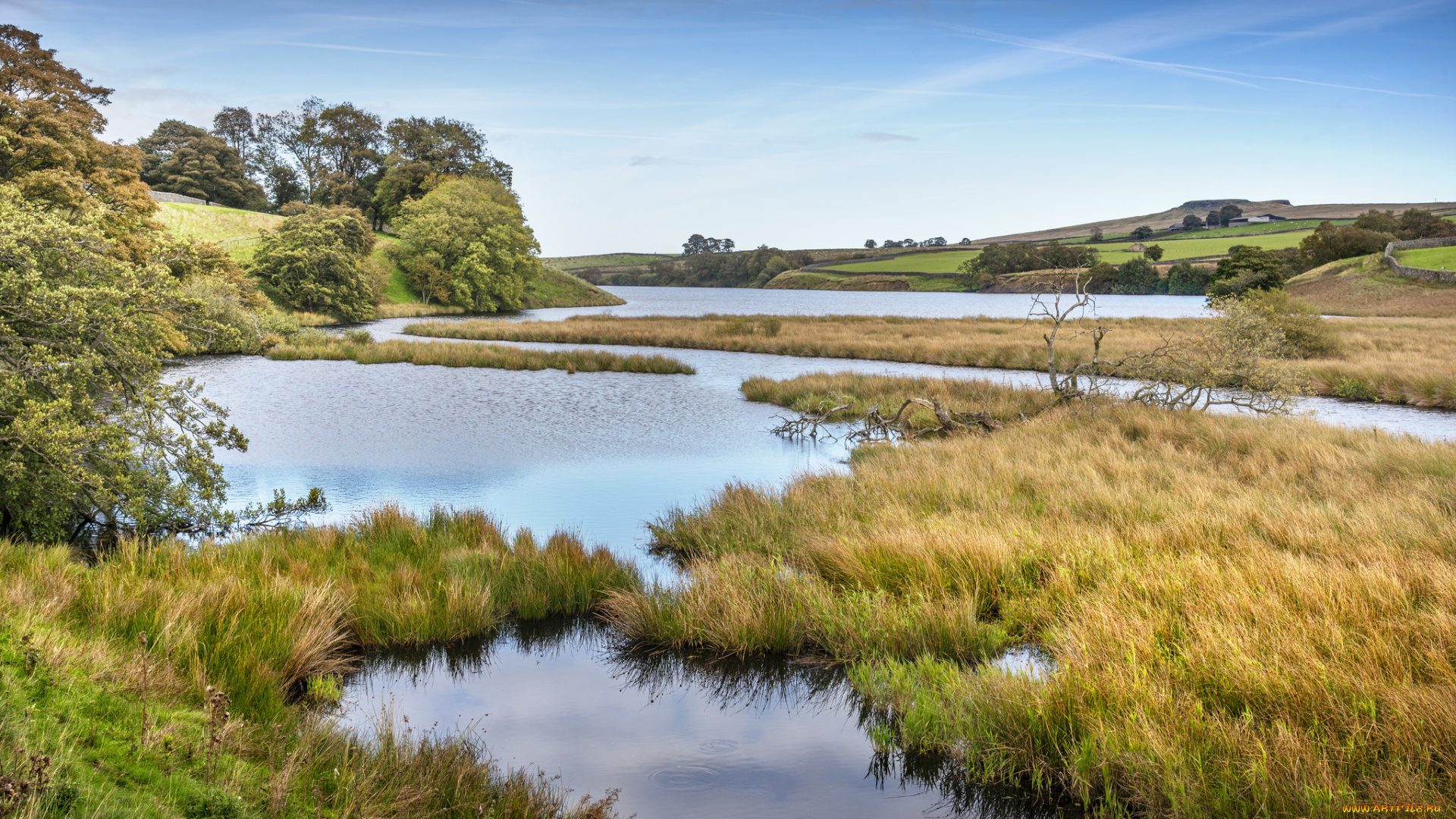 природа, реки, озера, простор