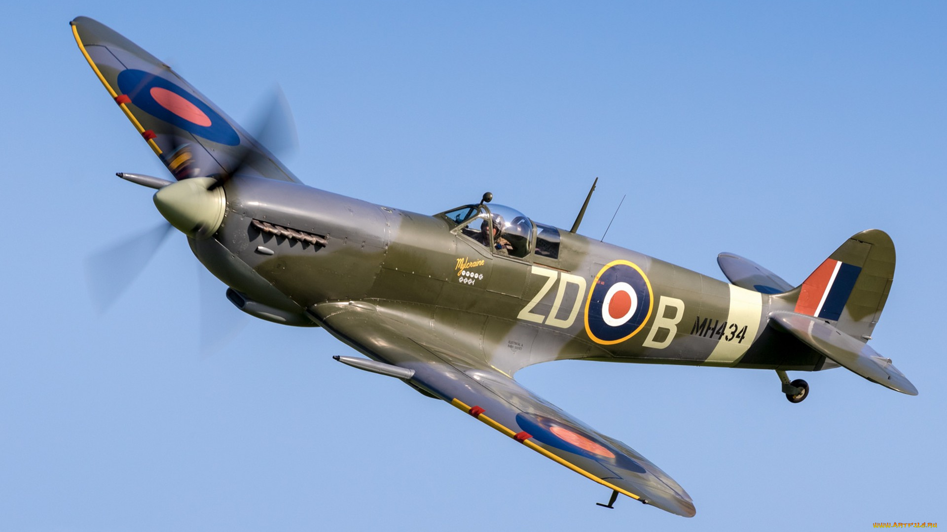 spitfire, авиация, боевые, самолёты, истребитель