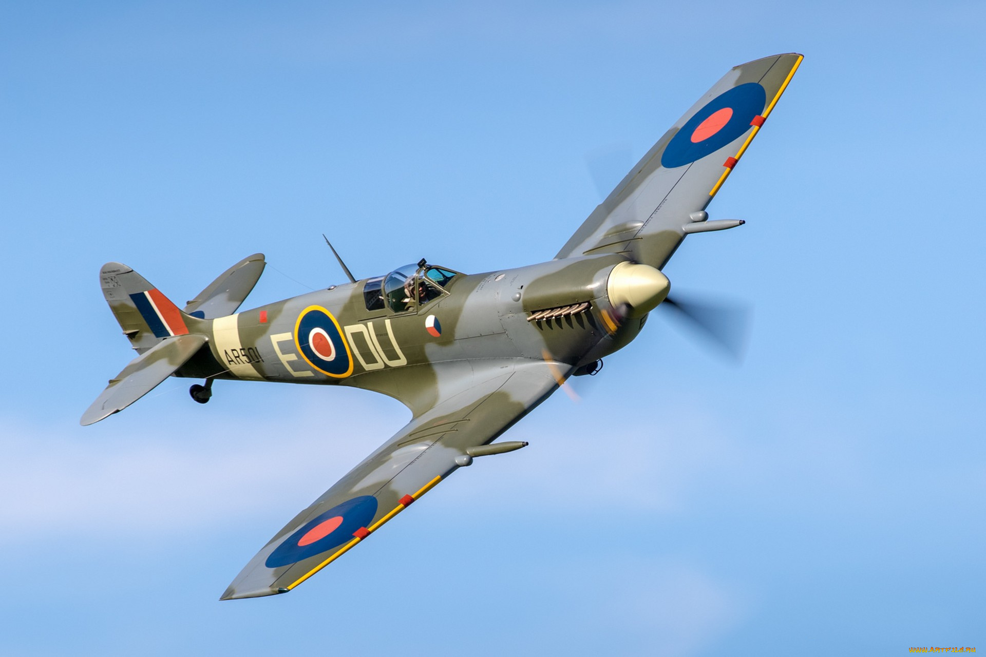 spitfire, авиация, боевые, самолёты, истребитель