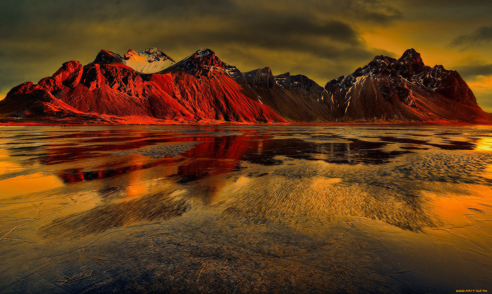 природа, горы, вершины