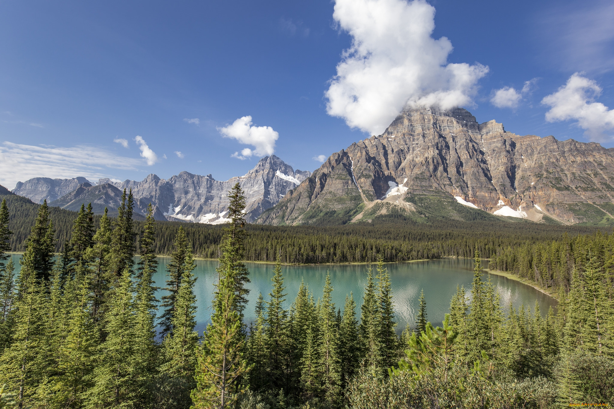 природа, горы, простор