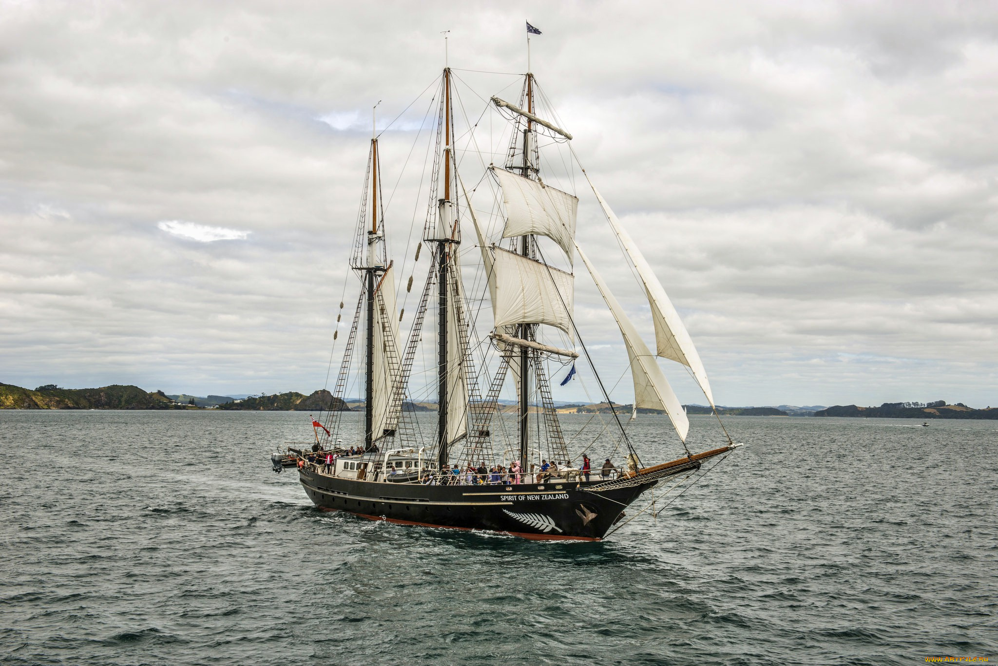 корабли, парусники, паруса, мачты