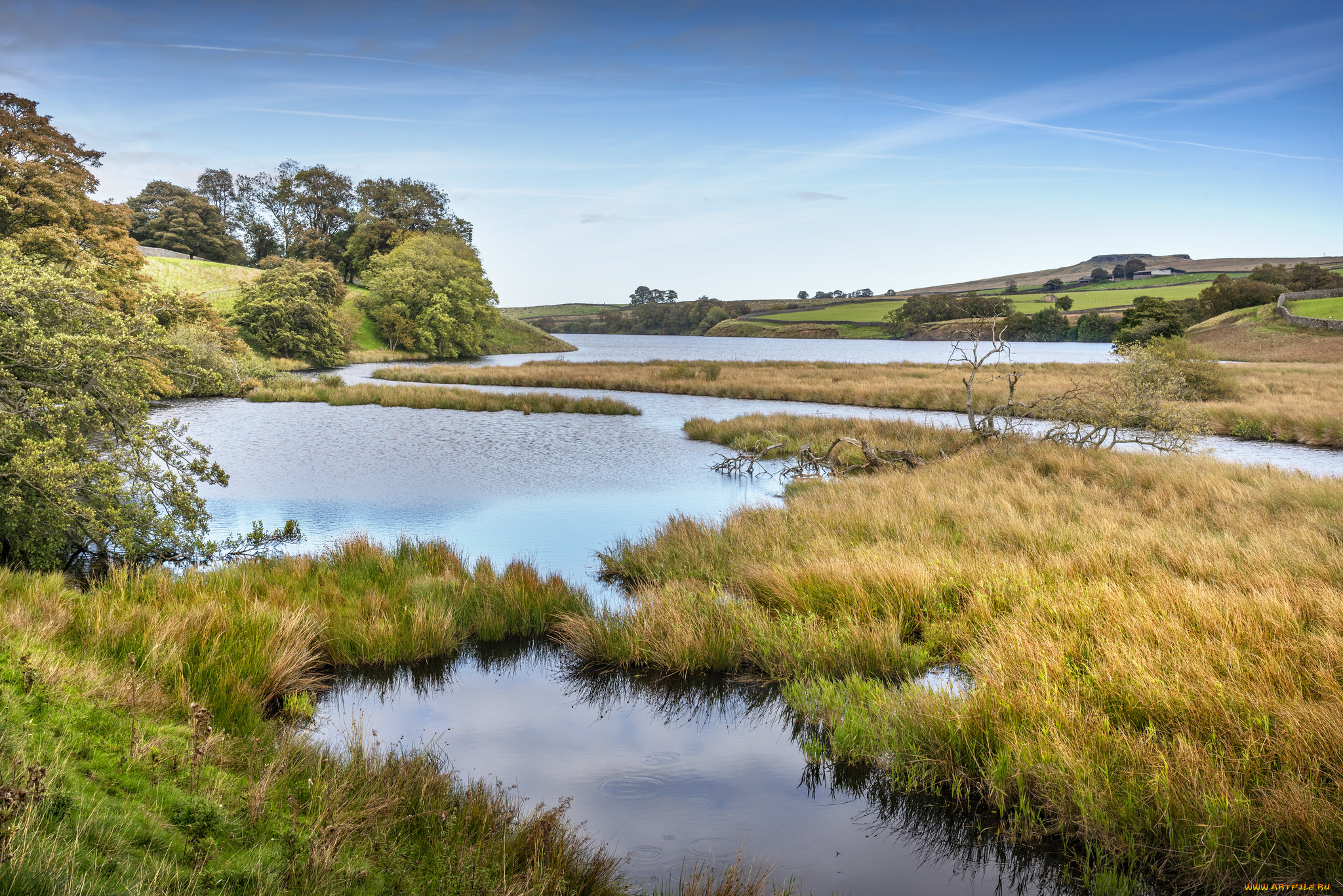 природа, реки, озера, простор